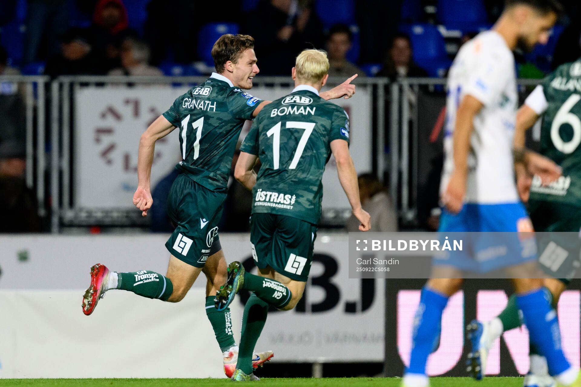 Halmstads Villiam Granath jublar