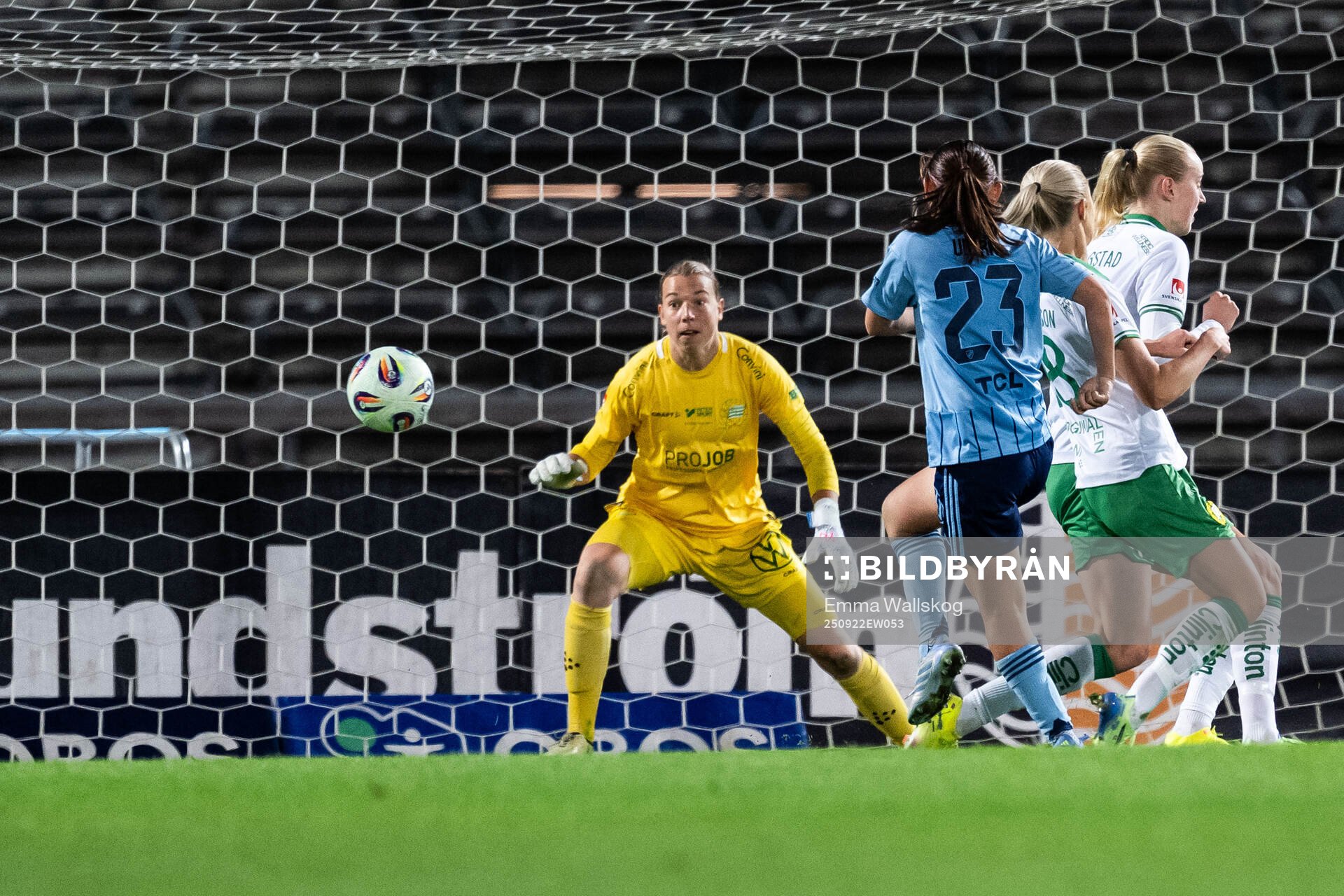 Djurgårdens Urara Watanabe gör 2-1 bakom Hammarbys