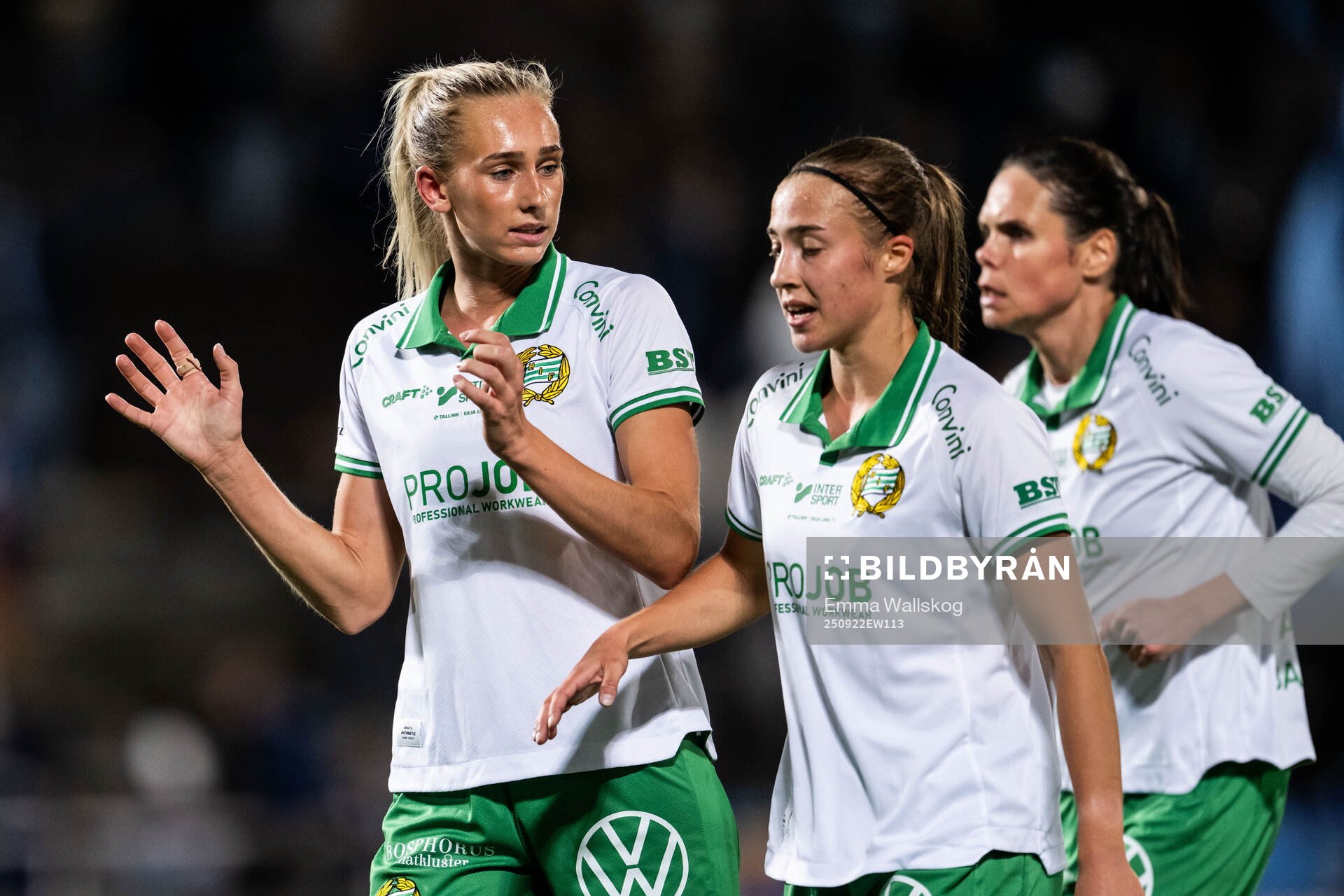 Hammarbys Ellen Wangerheim och Vilma Emilia Koivisto