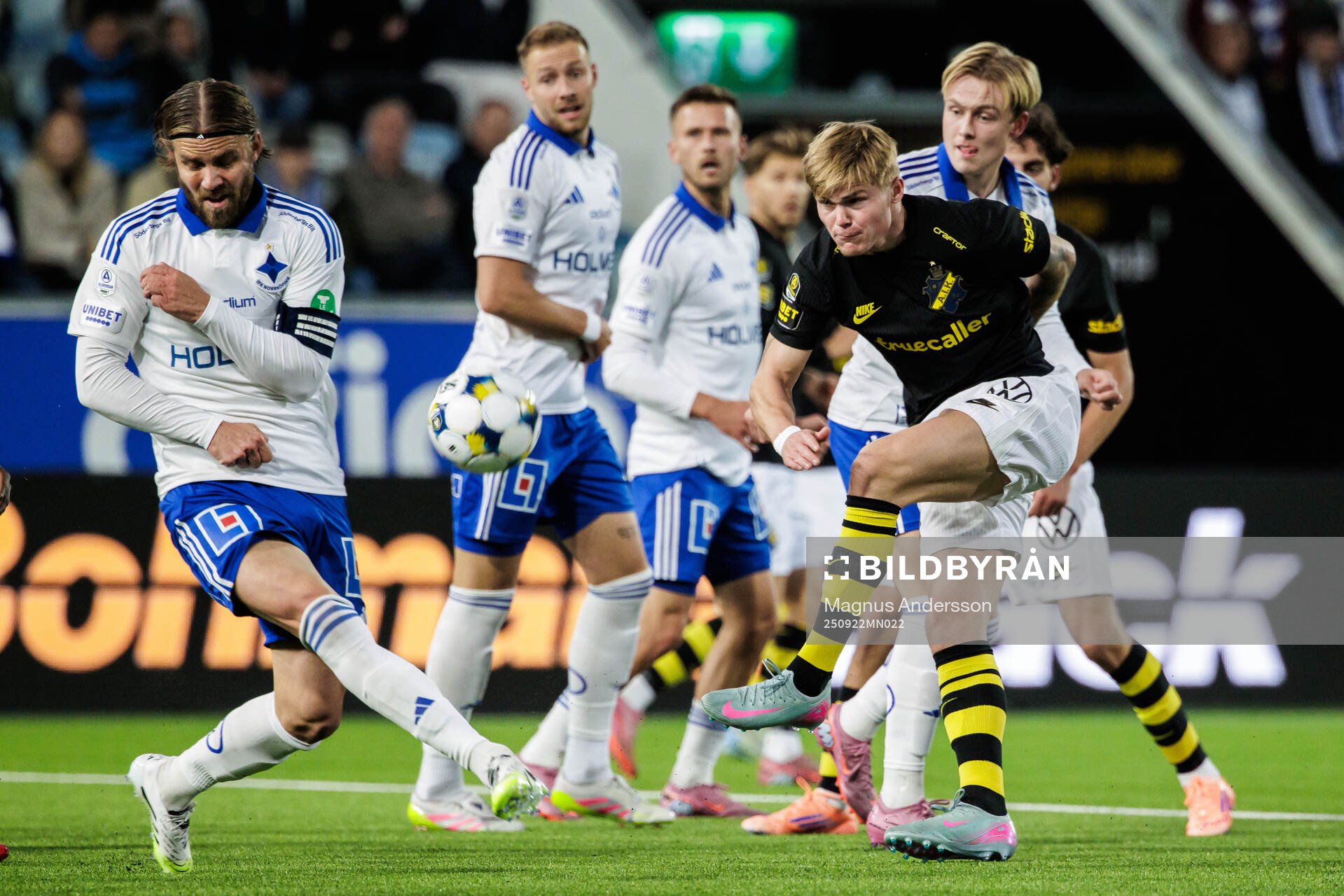 IFK Norrköpings Christoffer Nyman och AIKs Erik Hovden