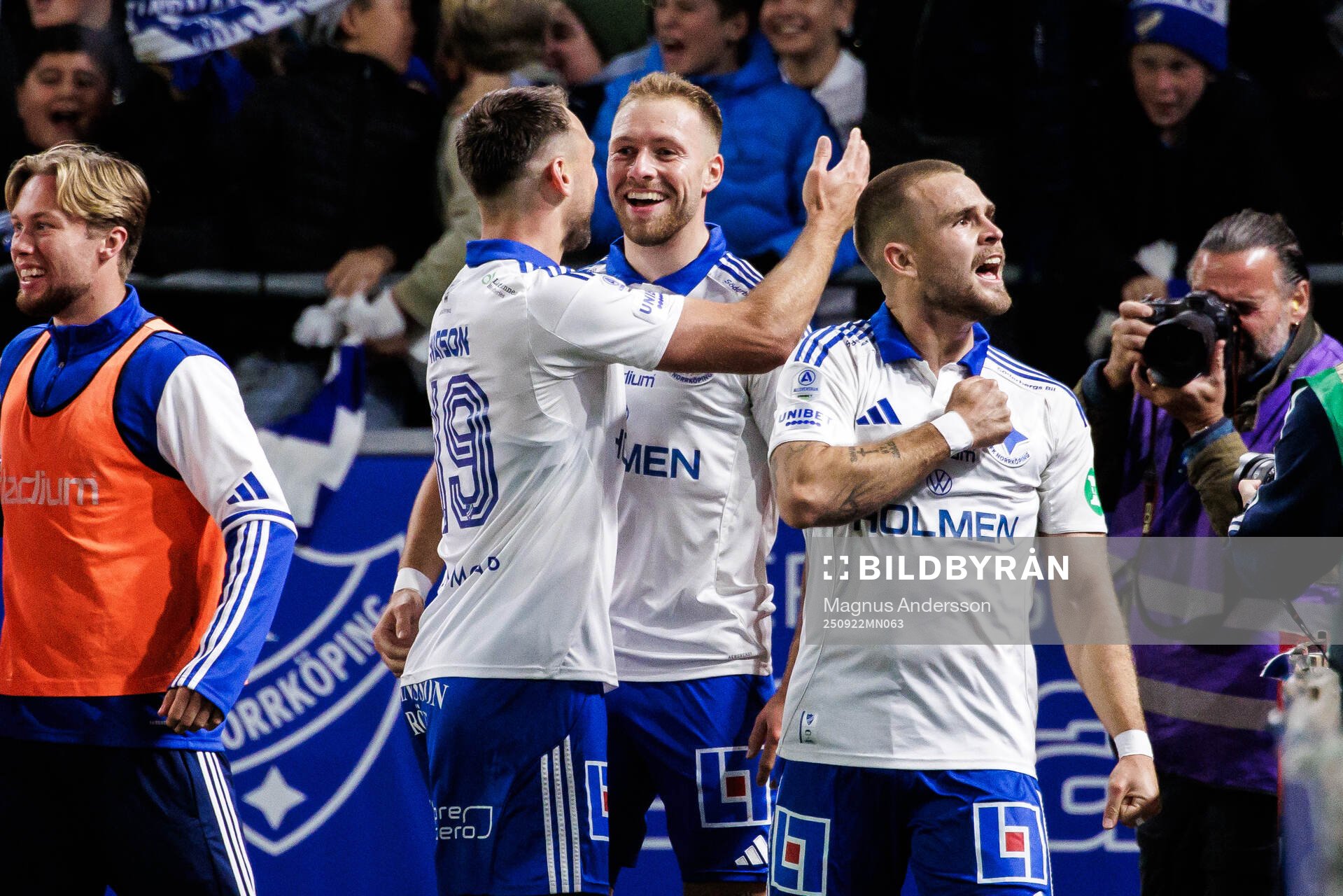 IFK Norrköpings Kevin Höög Jansson, Max Watson  och