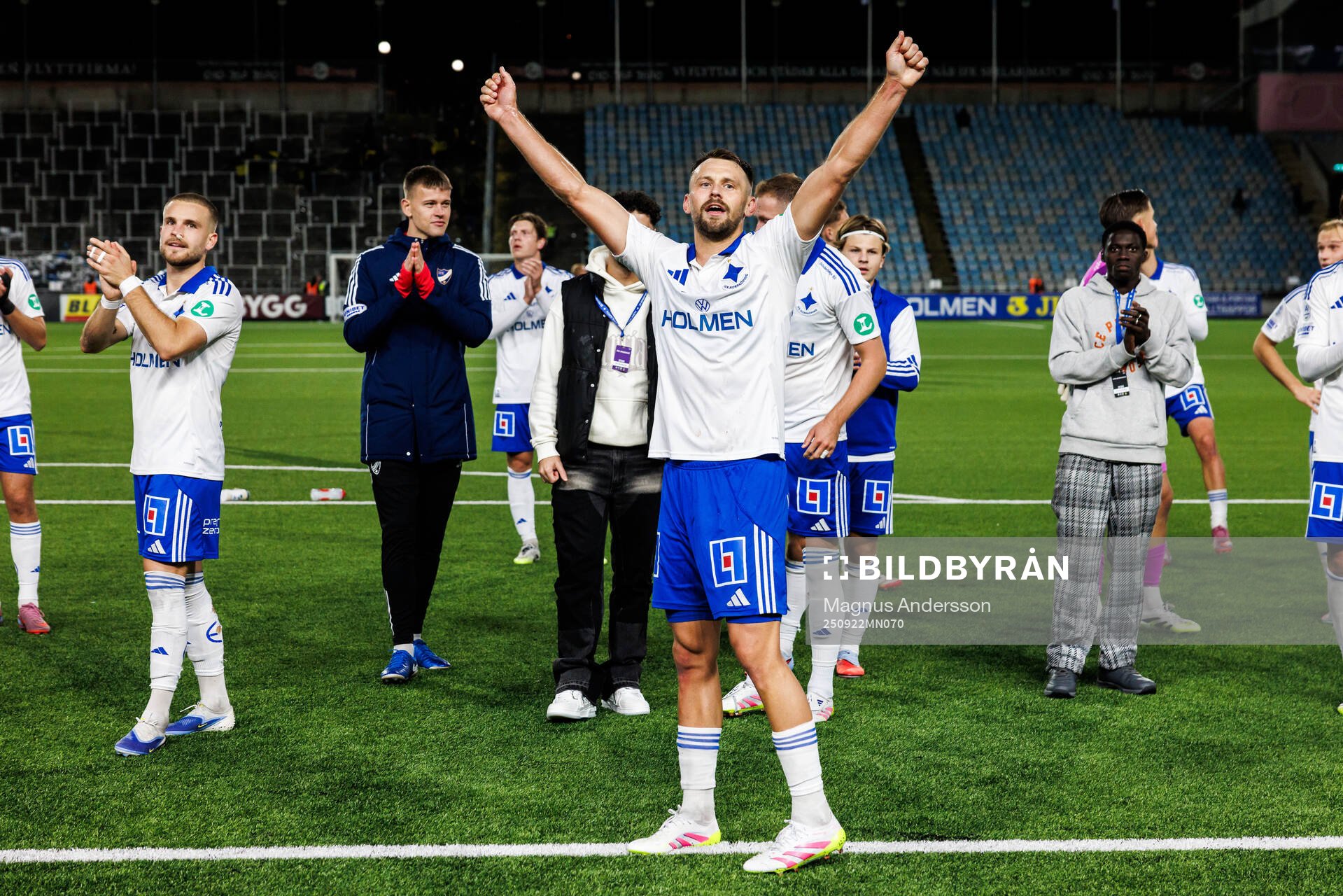 IFK Norrköpings Max Watson jublar