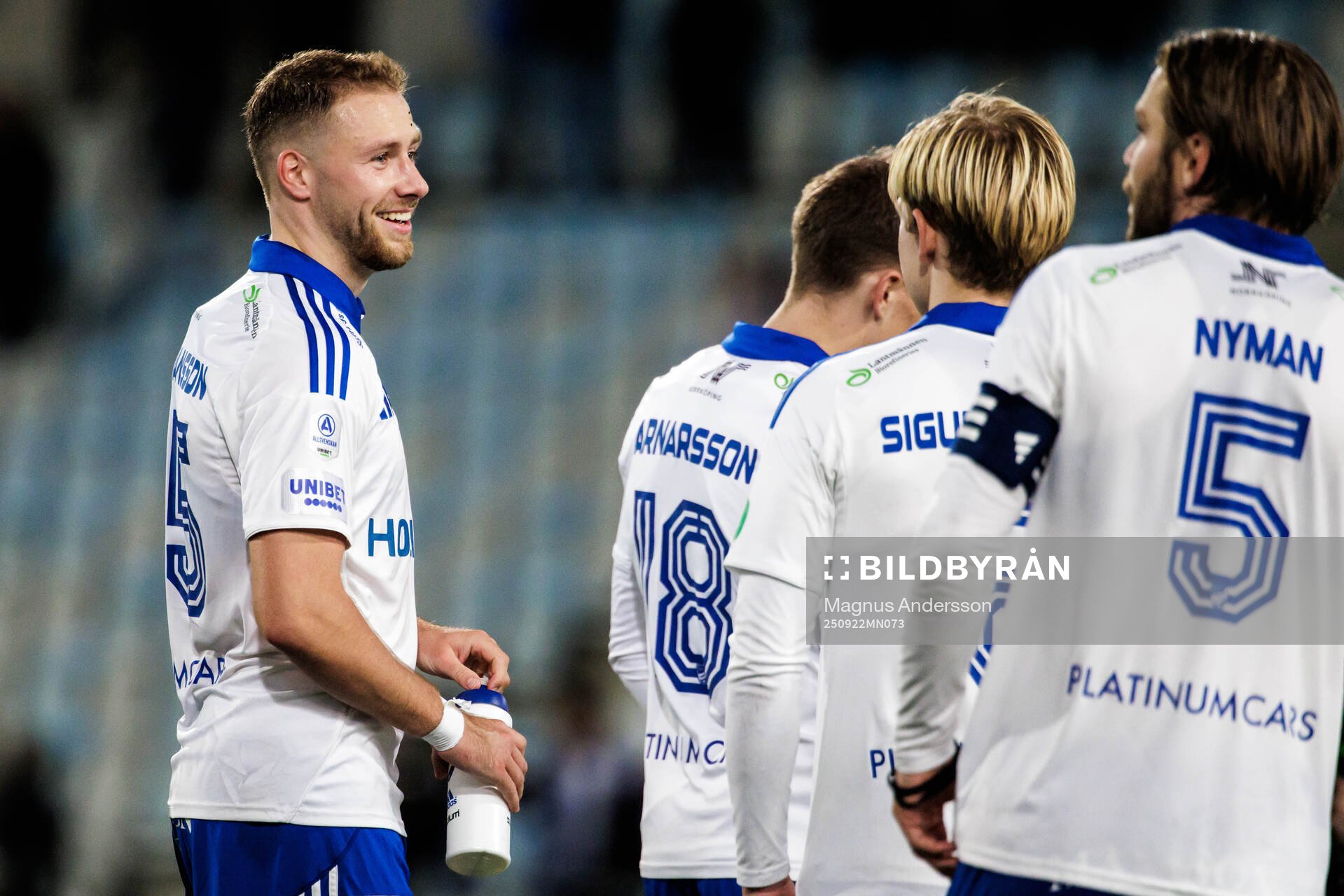 IFK Norrköpings Kevin Höög Jansson jublar