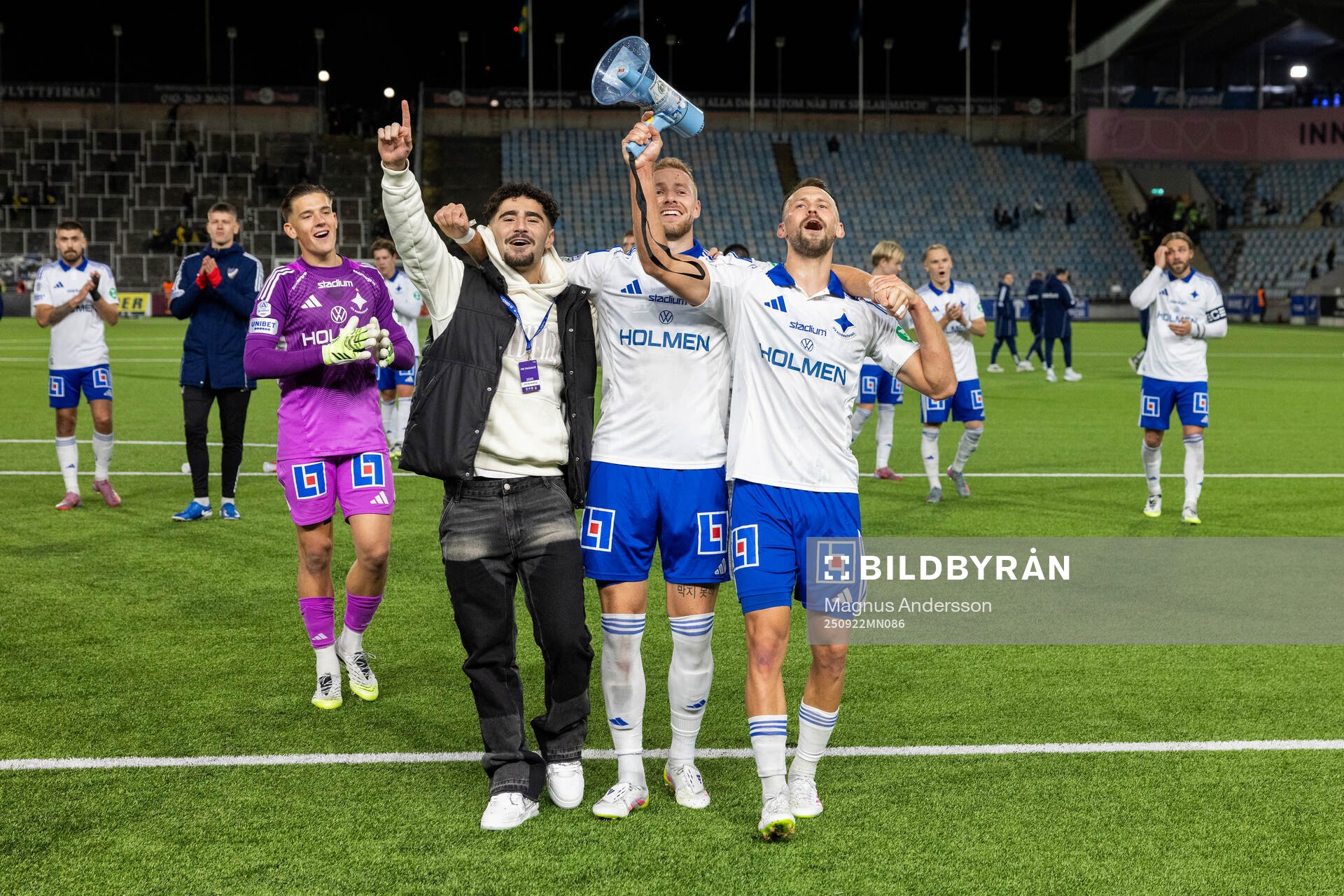 IFK Norrköpings Ismet Lushaku, Kevin Höög Jansson och