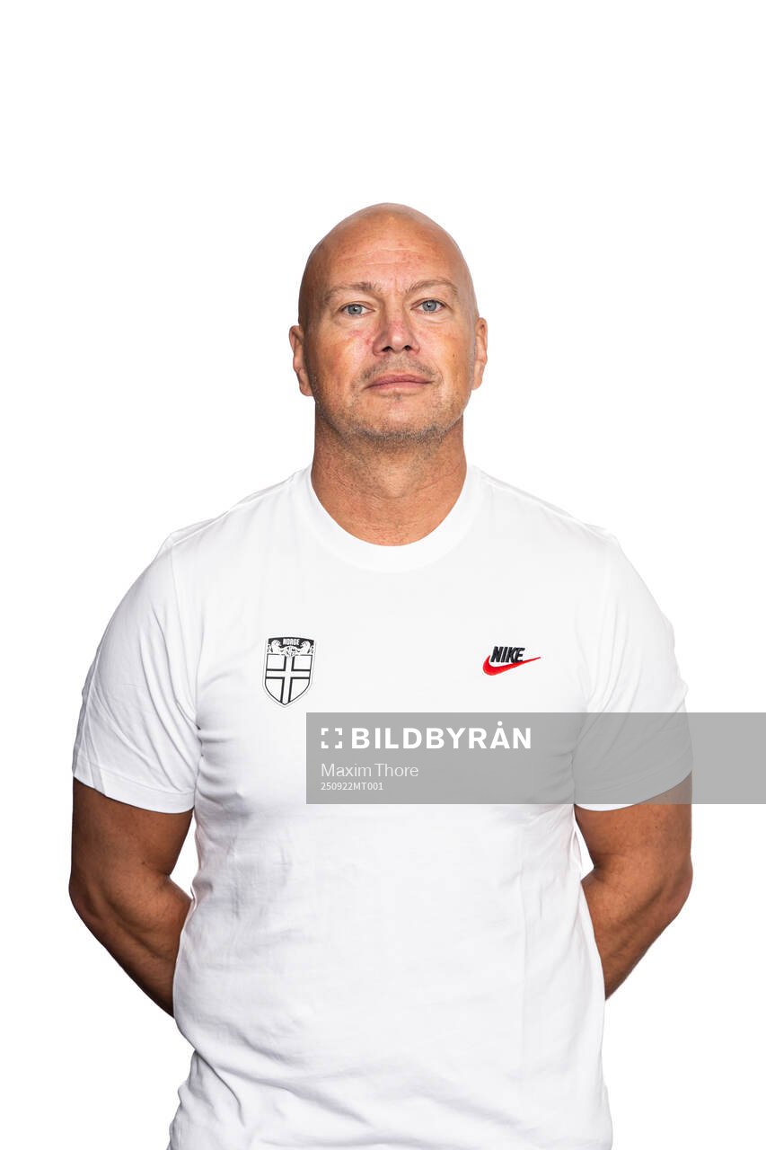 Espen Skistad, goalkeeper coach, of the Norwegian under-20
