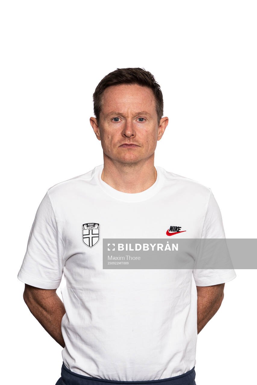 David Aronsen, physio, of the Norwegian under-20 national