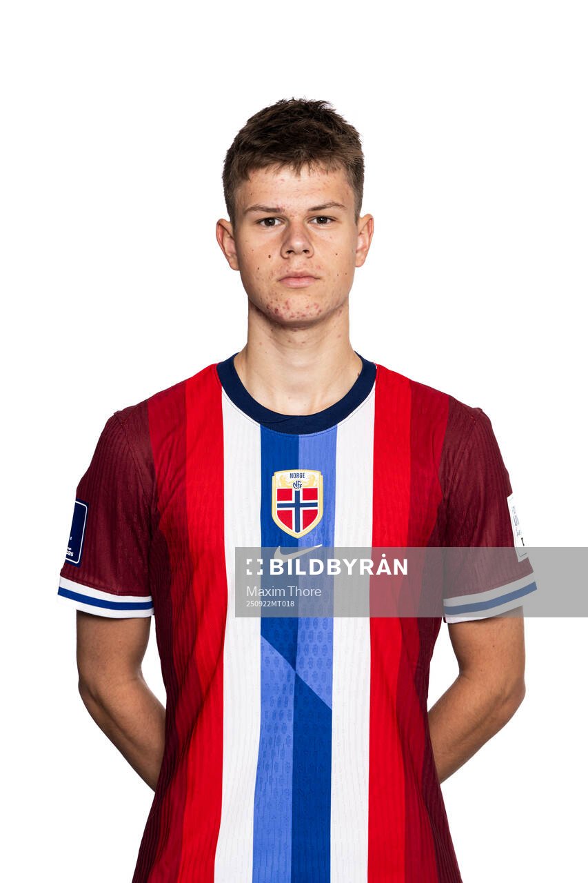 Igor Gosik of the Norwegian under-20 national football team