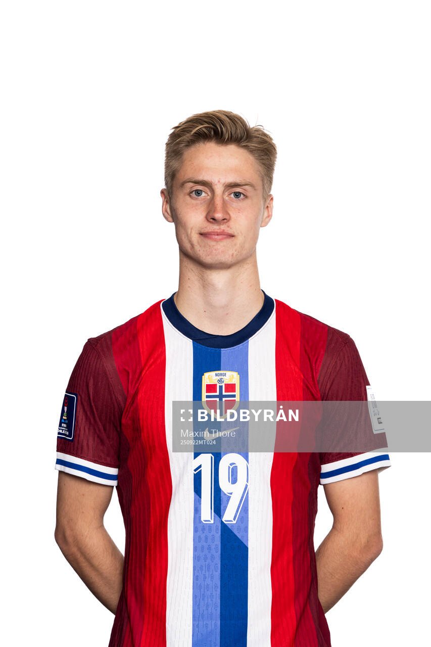 Lars Remmem of the Norwegian under-20 national football