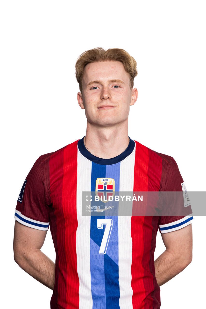 Markus Haaland of the Norwegian under-20 national football
