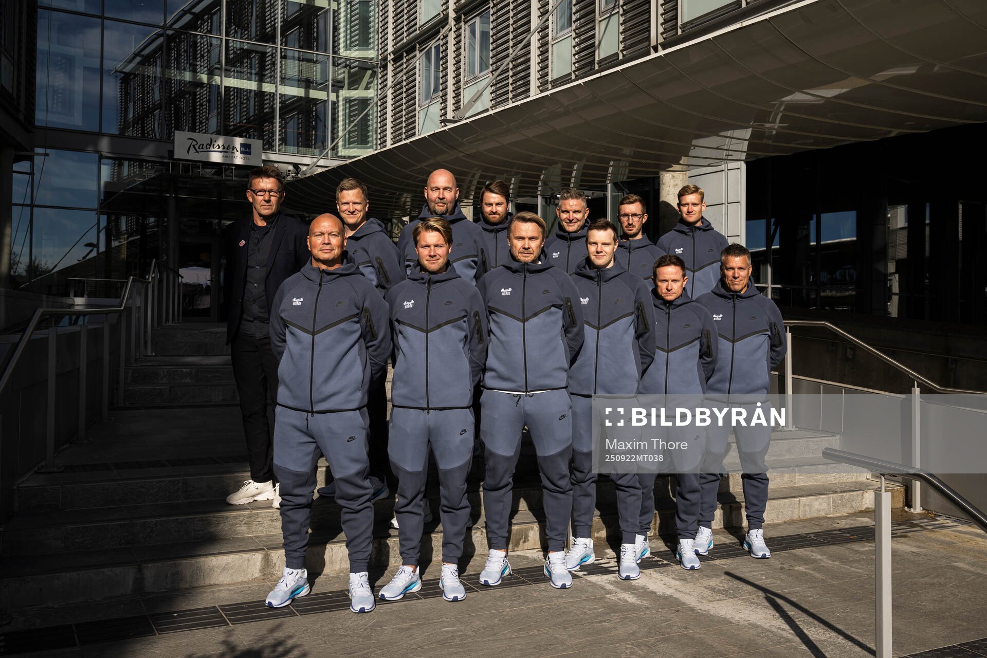 Staff and coaches of the Norwegian under-20 national