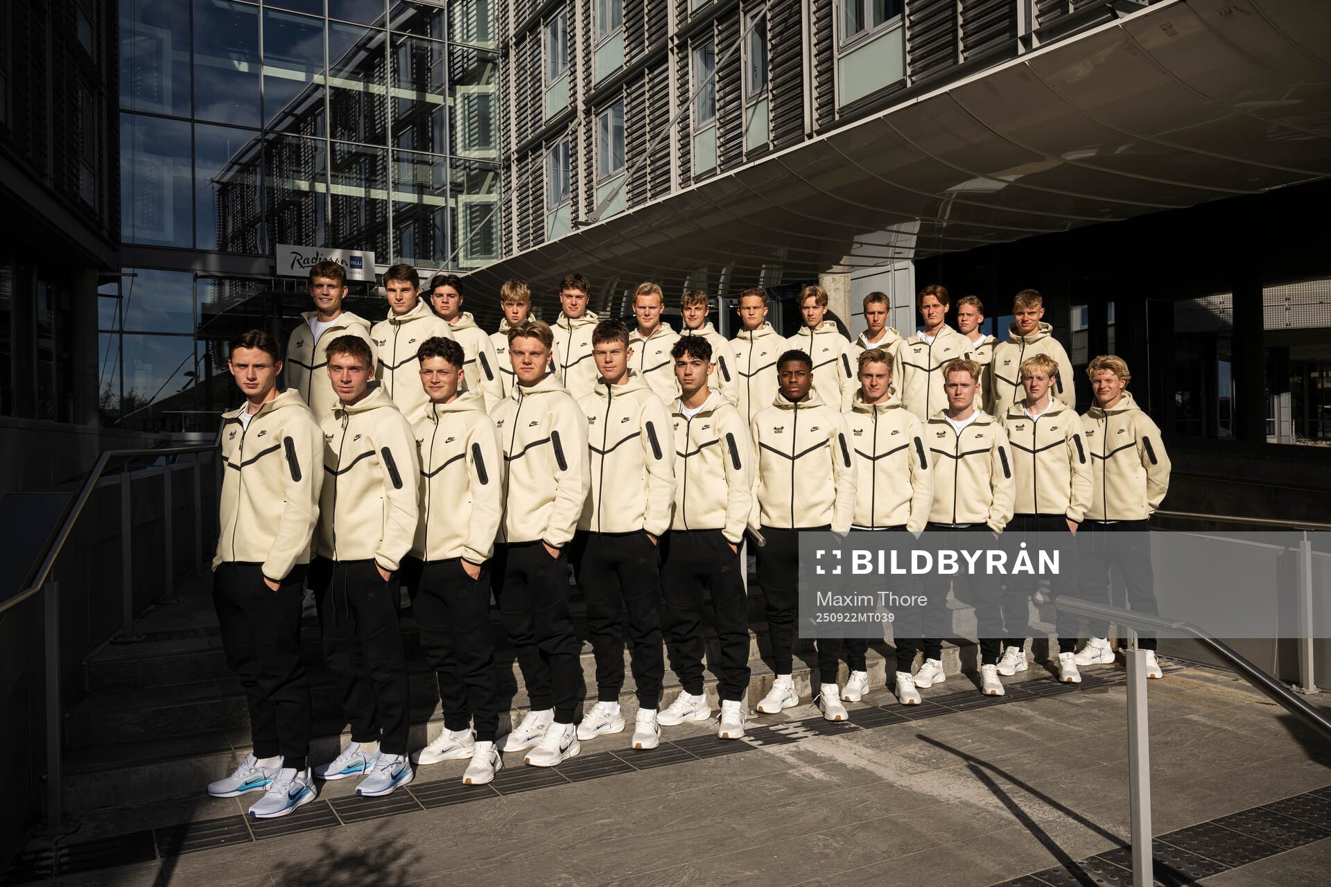 250922 The players of the Norwegian under-20 national