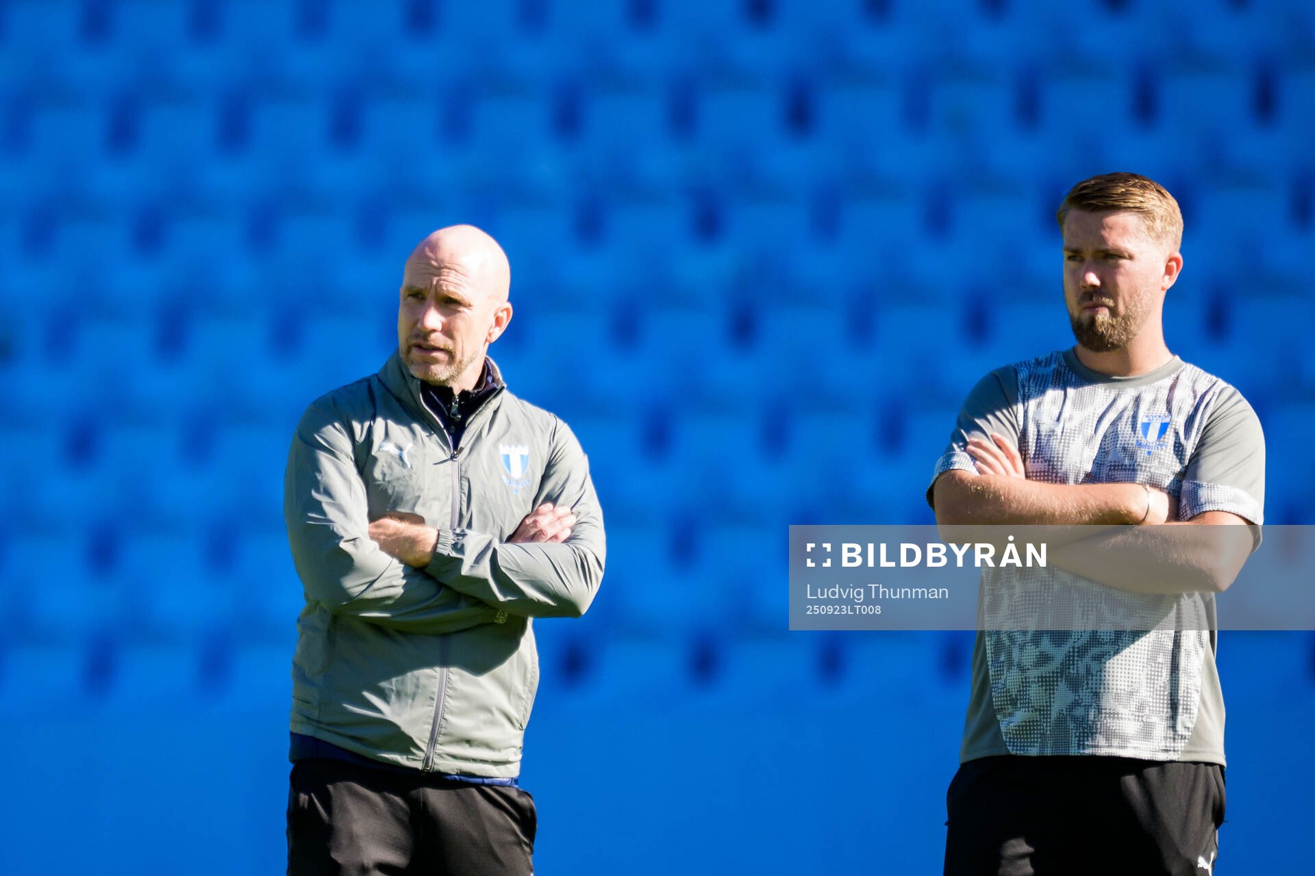 Head coach Henrik Rydström and Assistant coach Theodor