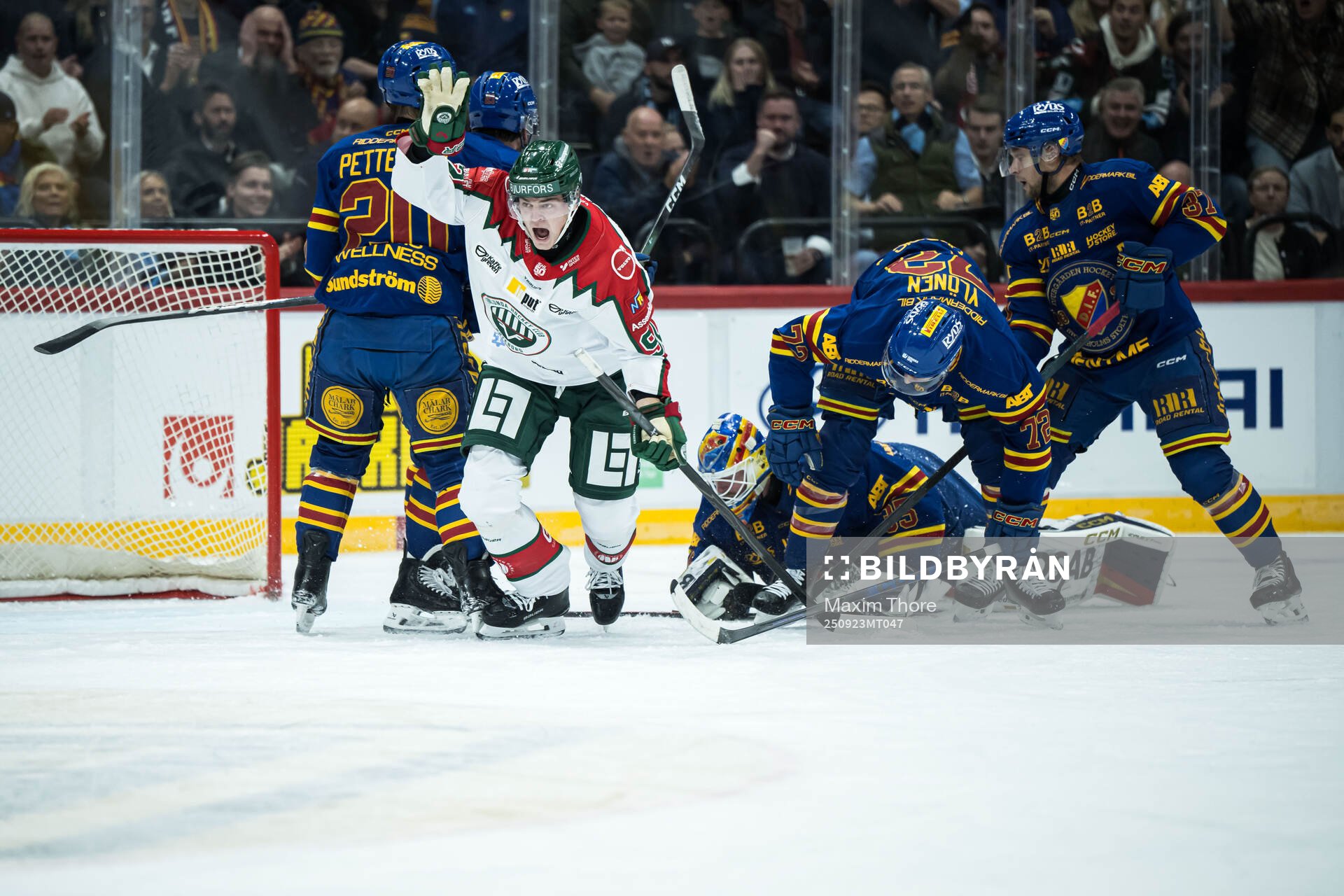 Frölundas Filip Cederqvist jublar
