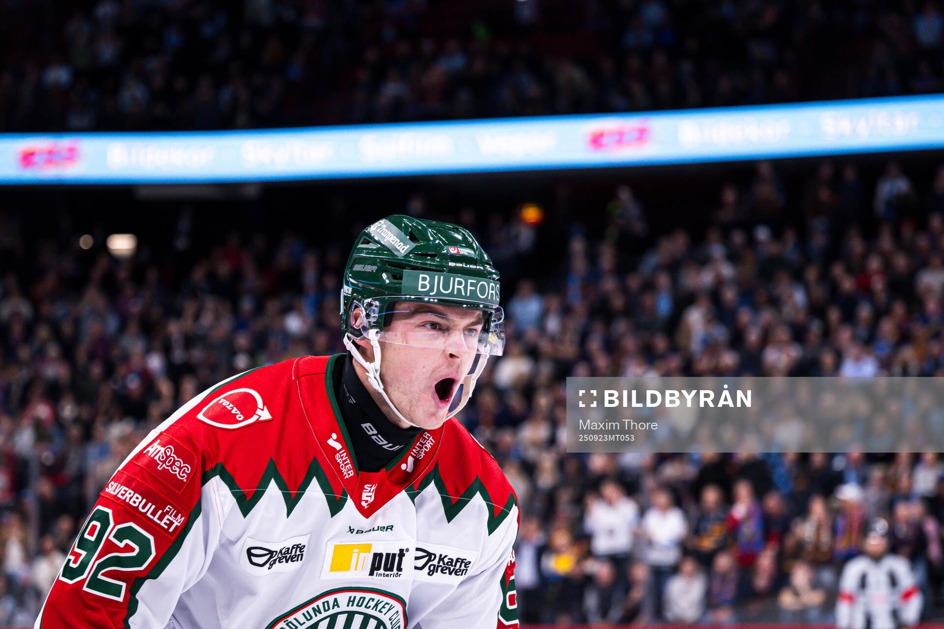 Frölundas Filip Cederqvist jublar