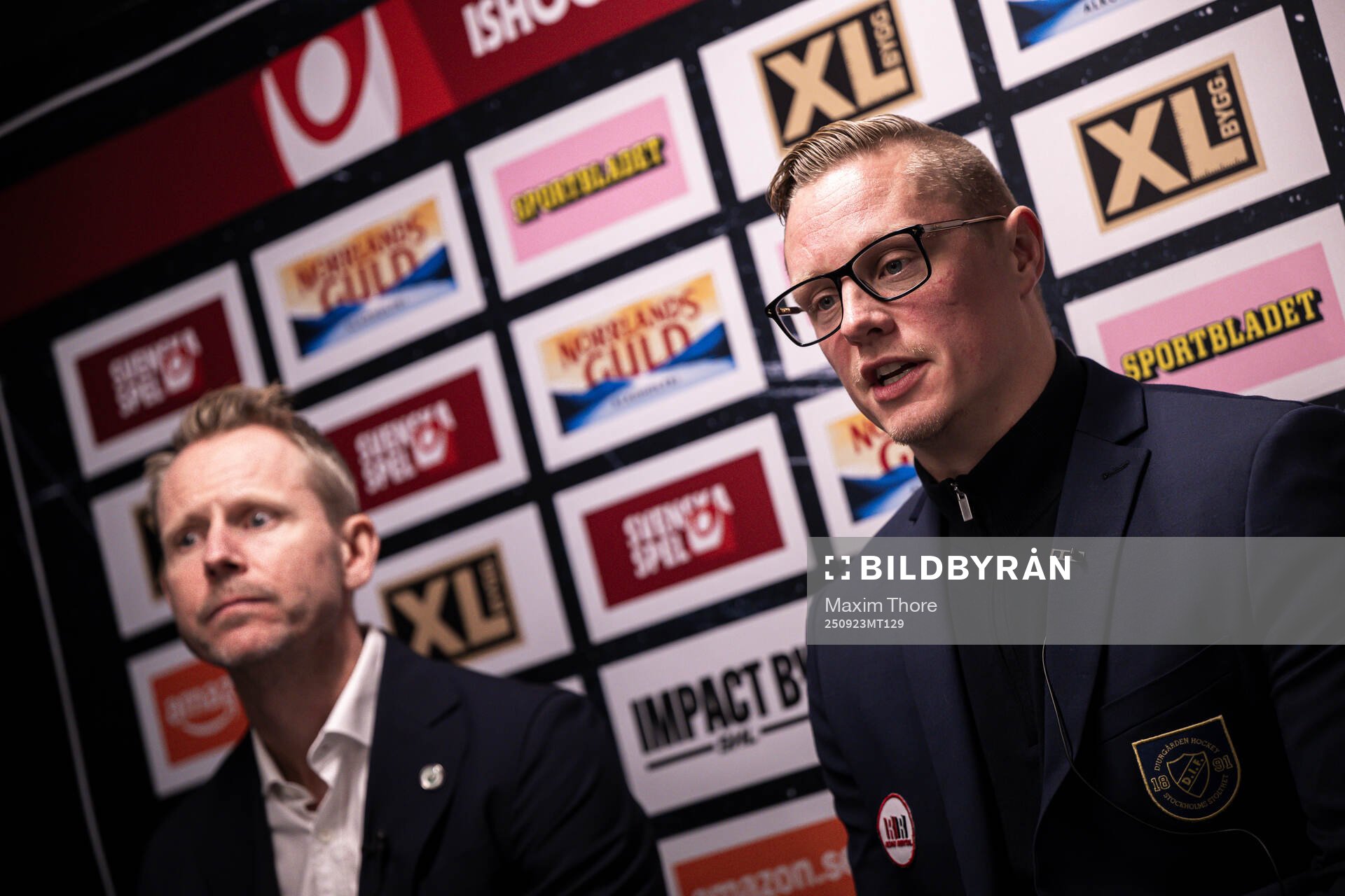 Frölundas tränare Robert Ohlsson och Djurgårdens