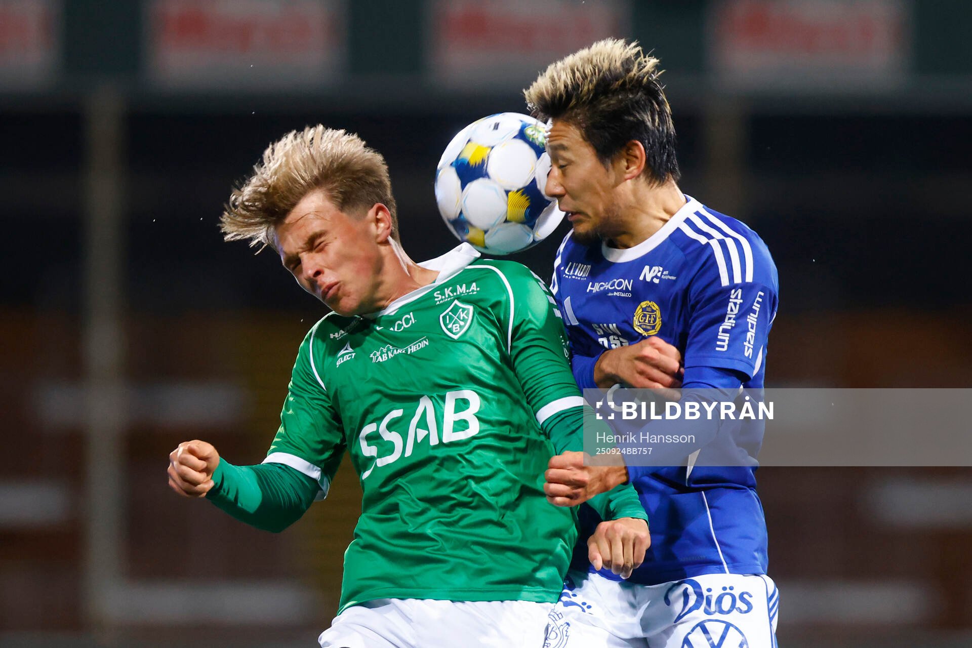 Brages Noah Östberg och GIF Sundsvalls Taiki Kagayama