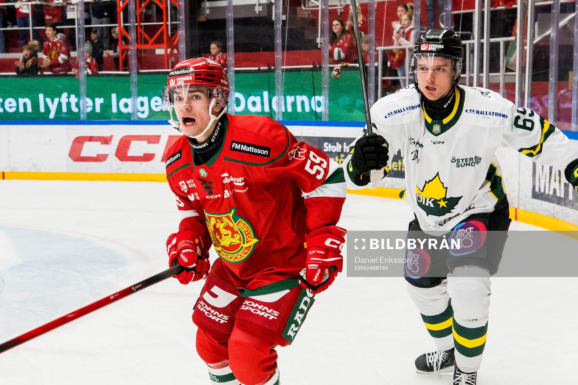 Moras Sander Wold och Östersunds Adrian Carnebo