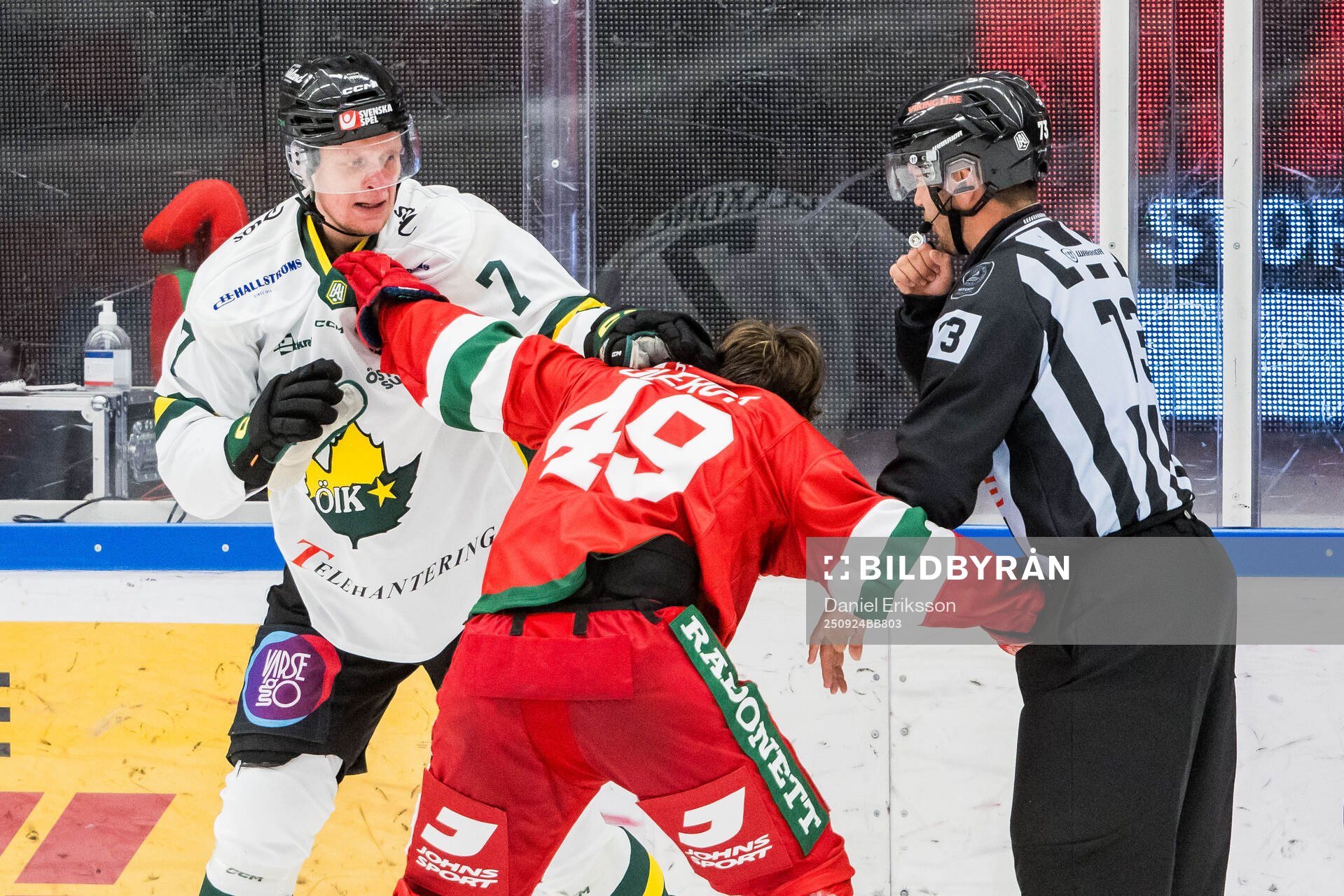 Östersunds Joel Olkkonen och Moras Joel Olerot