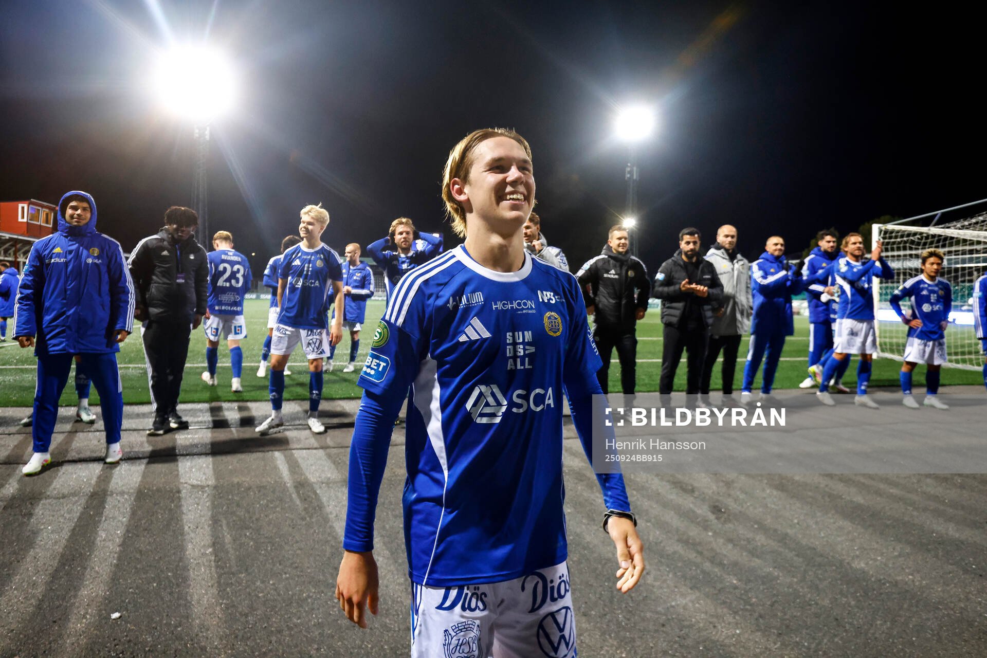 GIF Sundsvalls Ture Sandberg jublar
