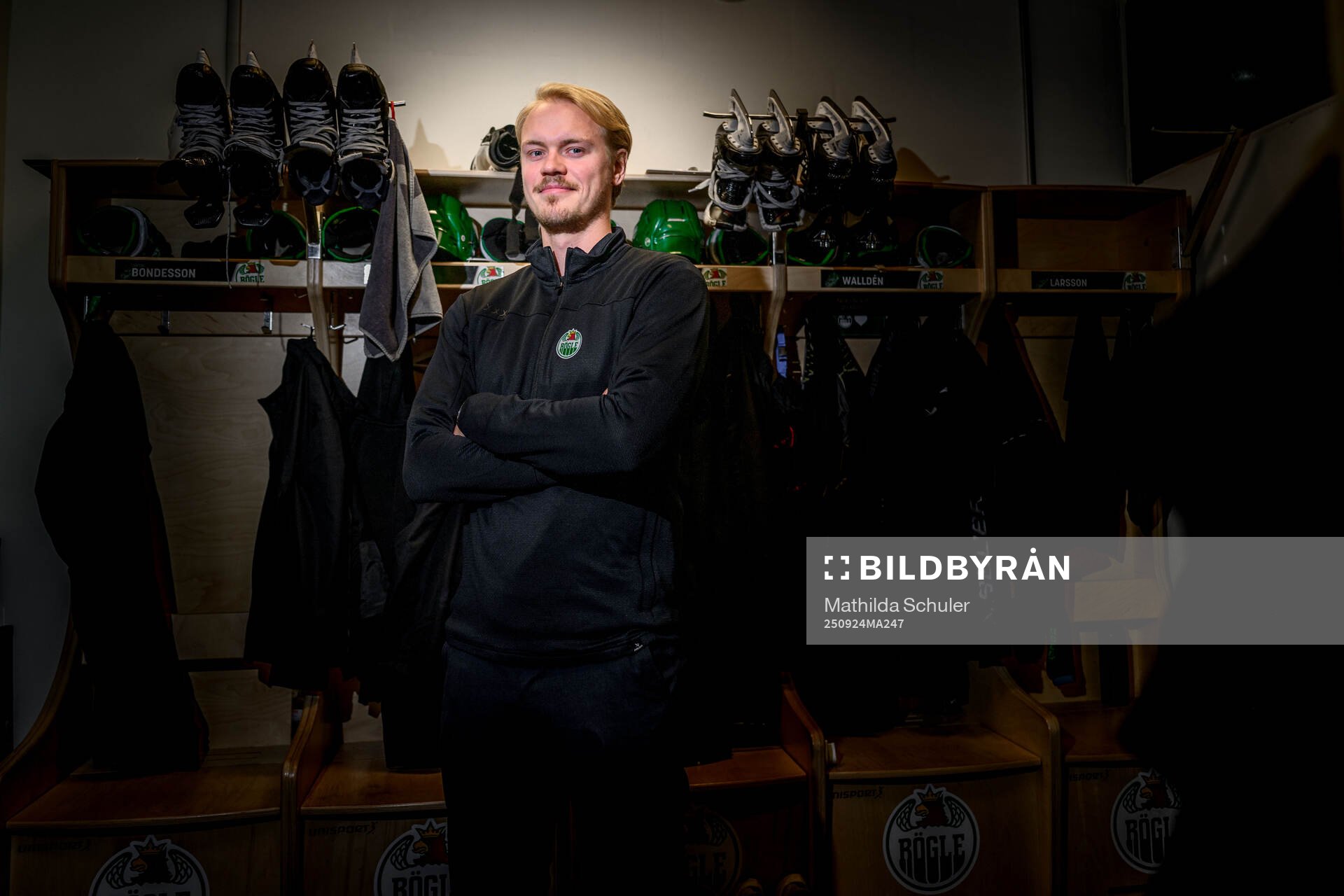 Rögles assisterande tränare i U16 Jakob Bondesson