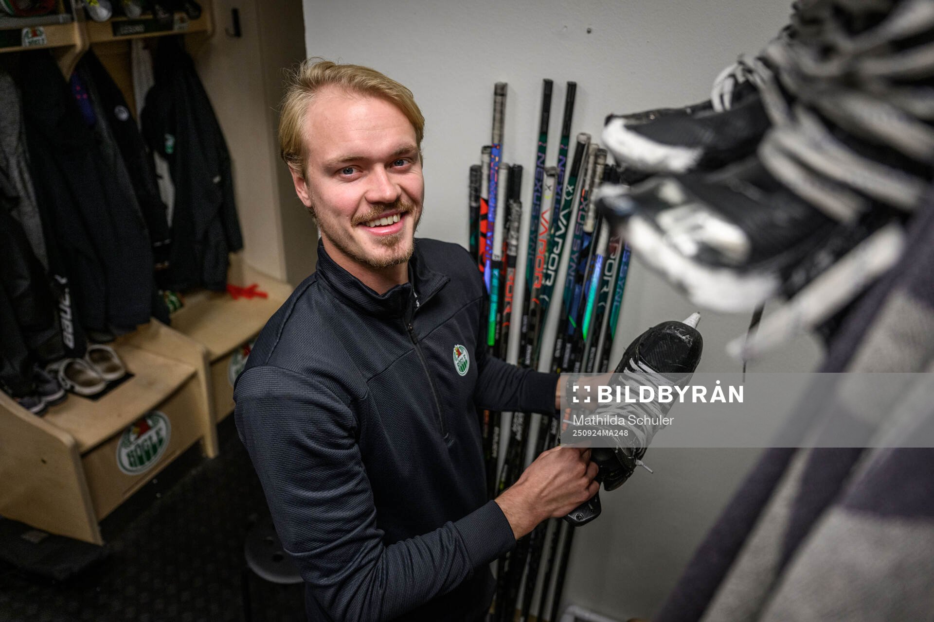 Rögles assisterande tränare i U16 Jakob Bondesson