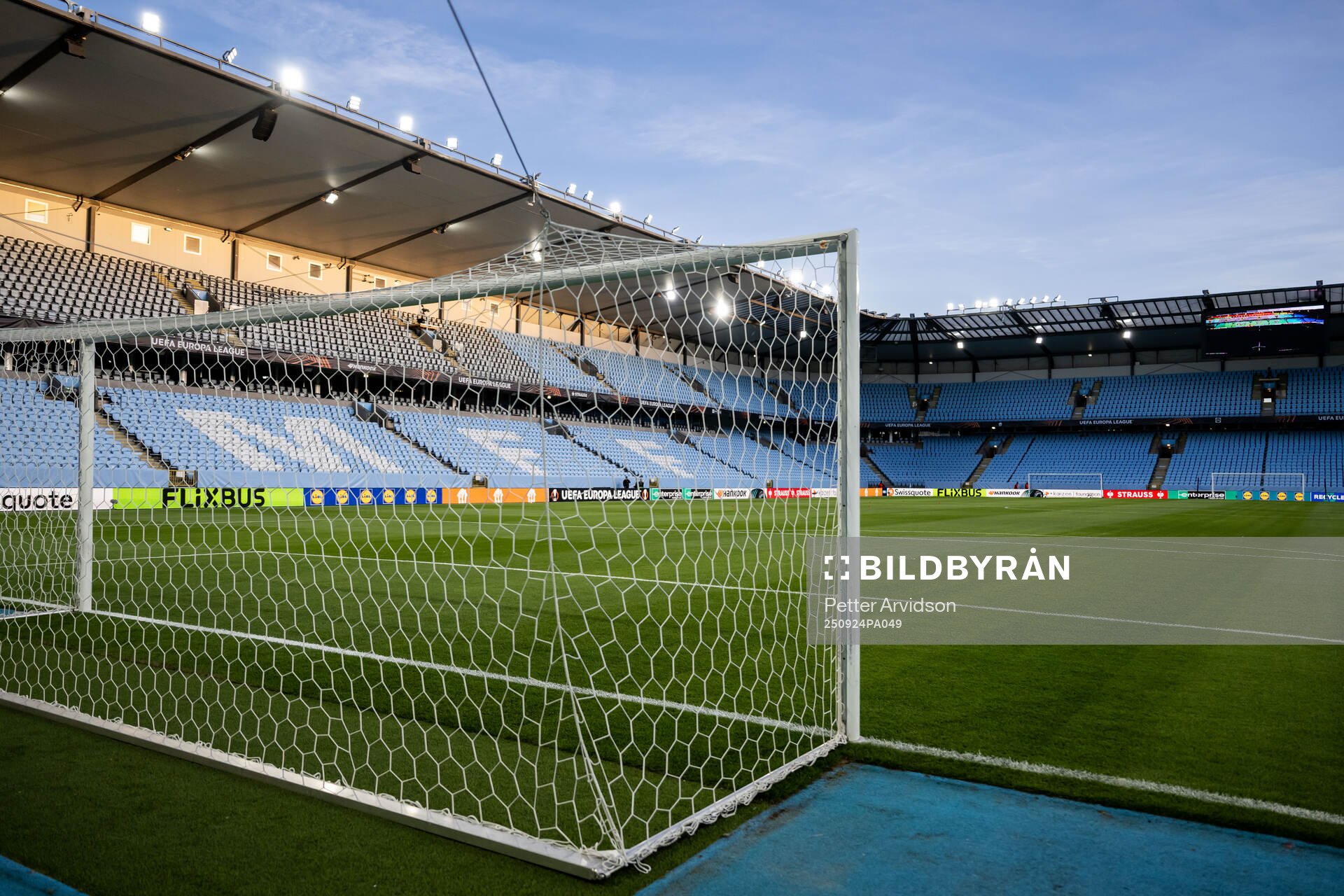 General interior view of Malmö New Stadium