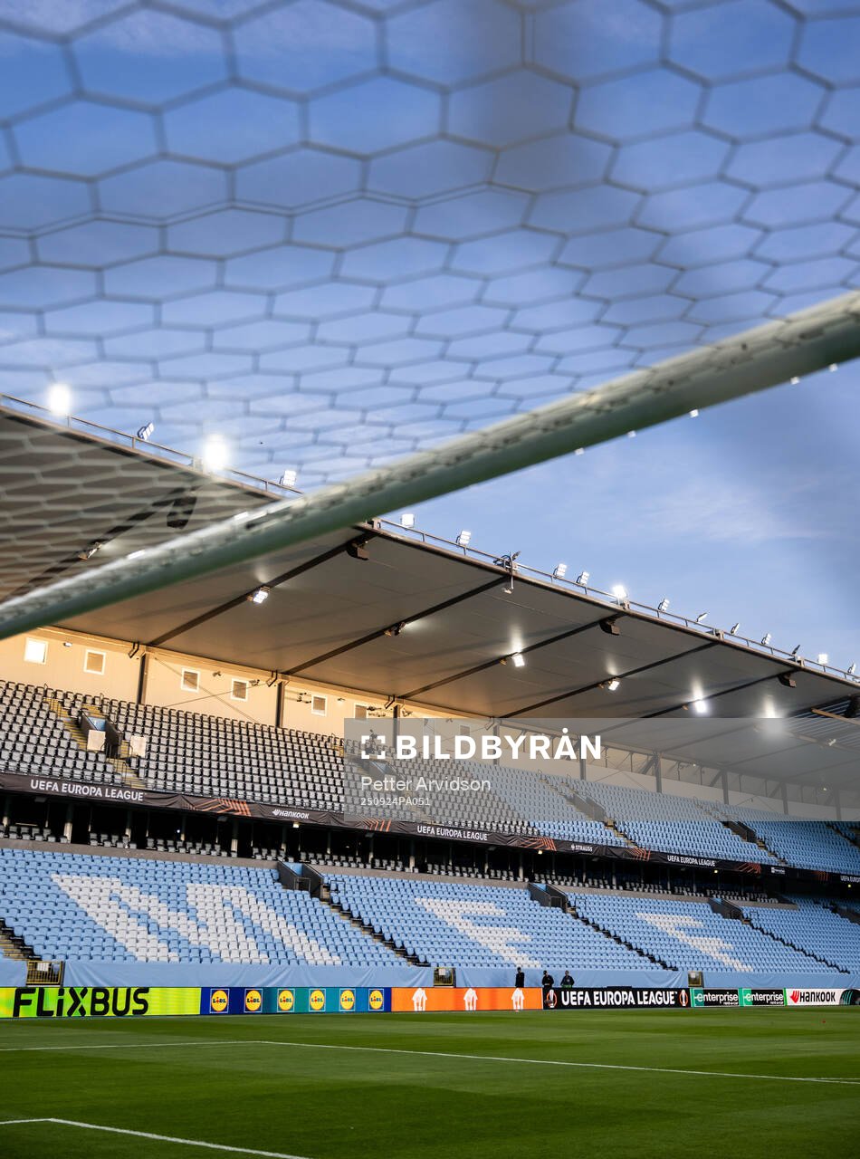 General interior view of Malmö New Stadium