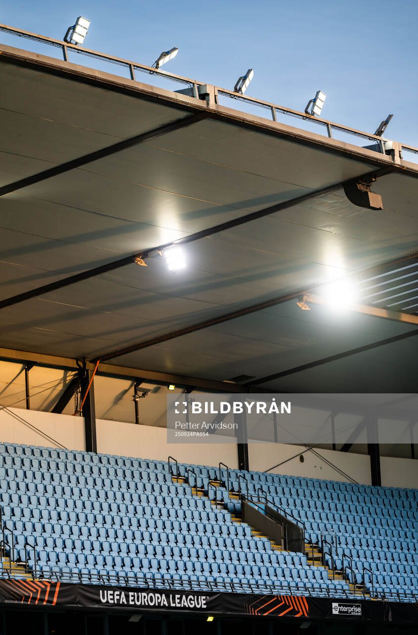 General interior view of Malmö New Stadium