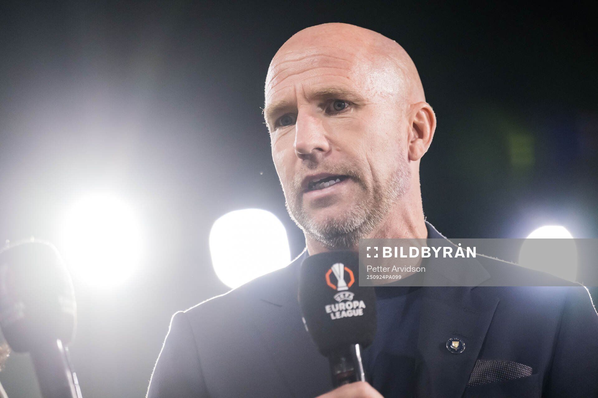 Head coach Henrik Rydström of Malmö FF ahead ofof the