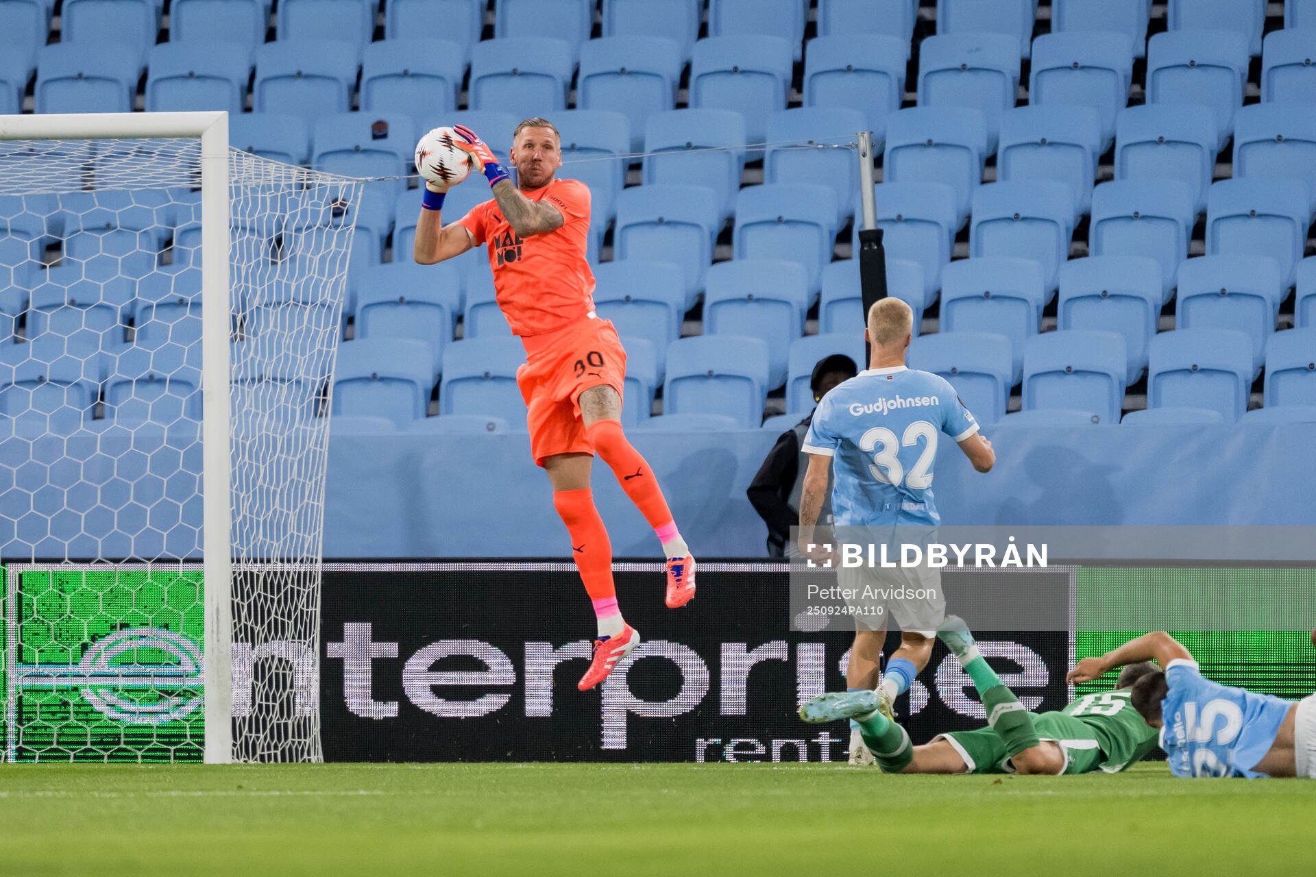 Goalkeeper Robin Olsen of Malmö FF