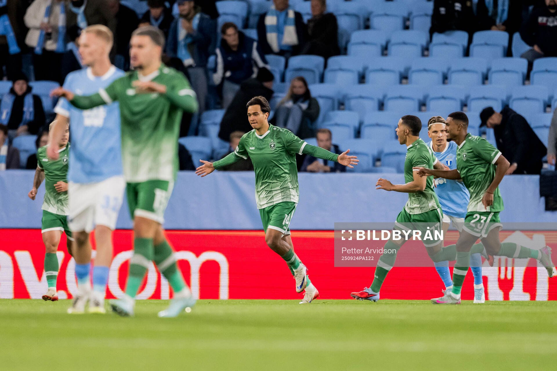 Petar Stanic of Ludogorets celebrates