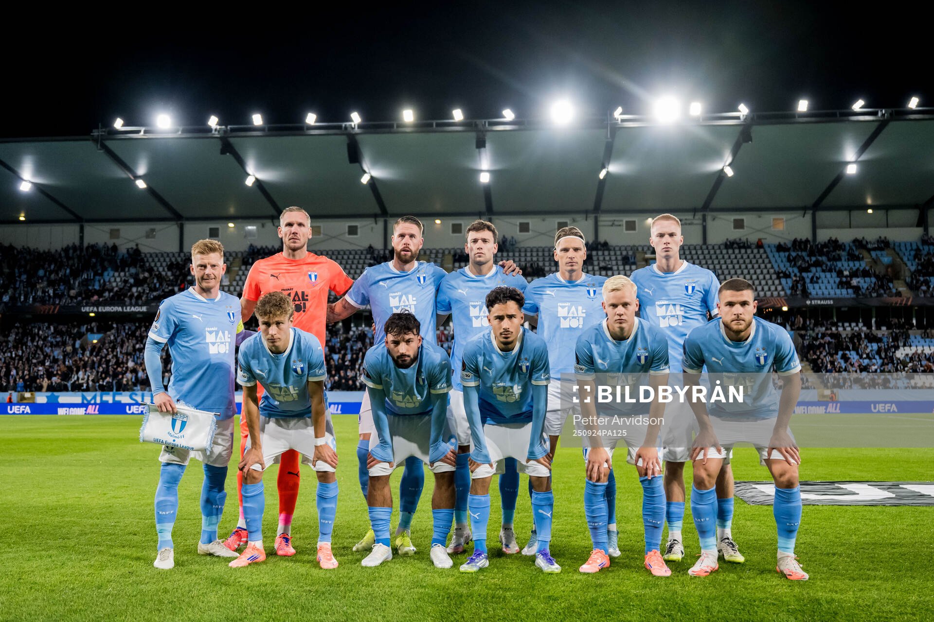 goalkeeper Robin Olsen, Pontus Jansson, Colin Rösler, Jens