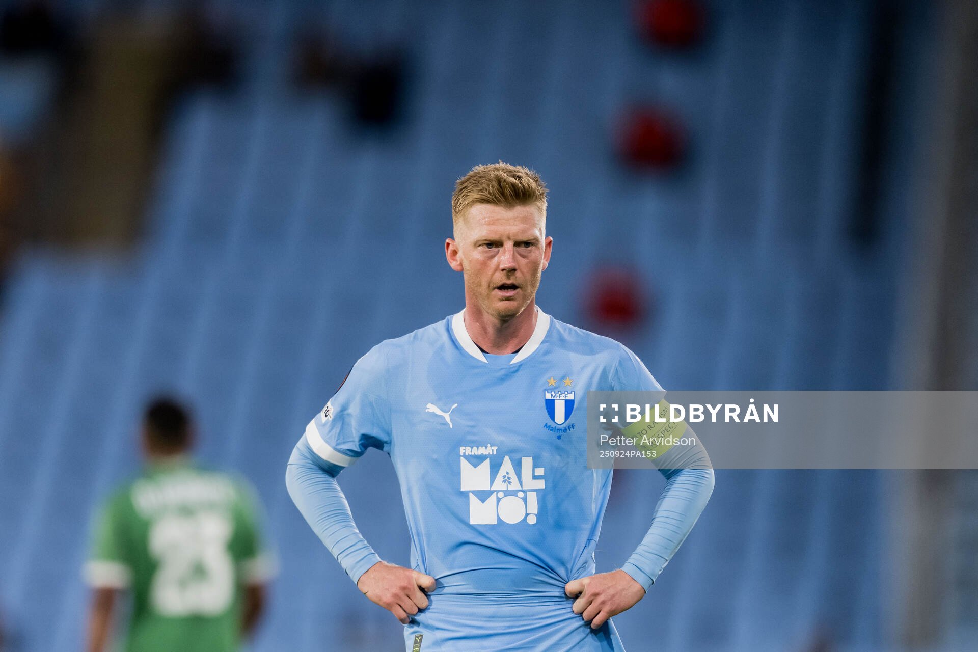 Anders Christiansen of Malmö FF looks dejected