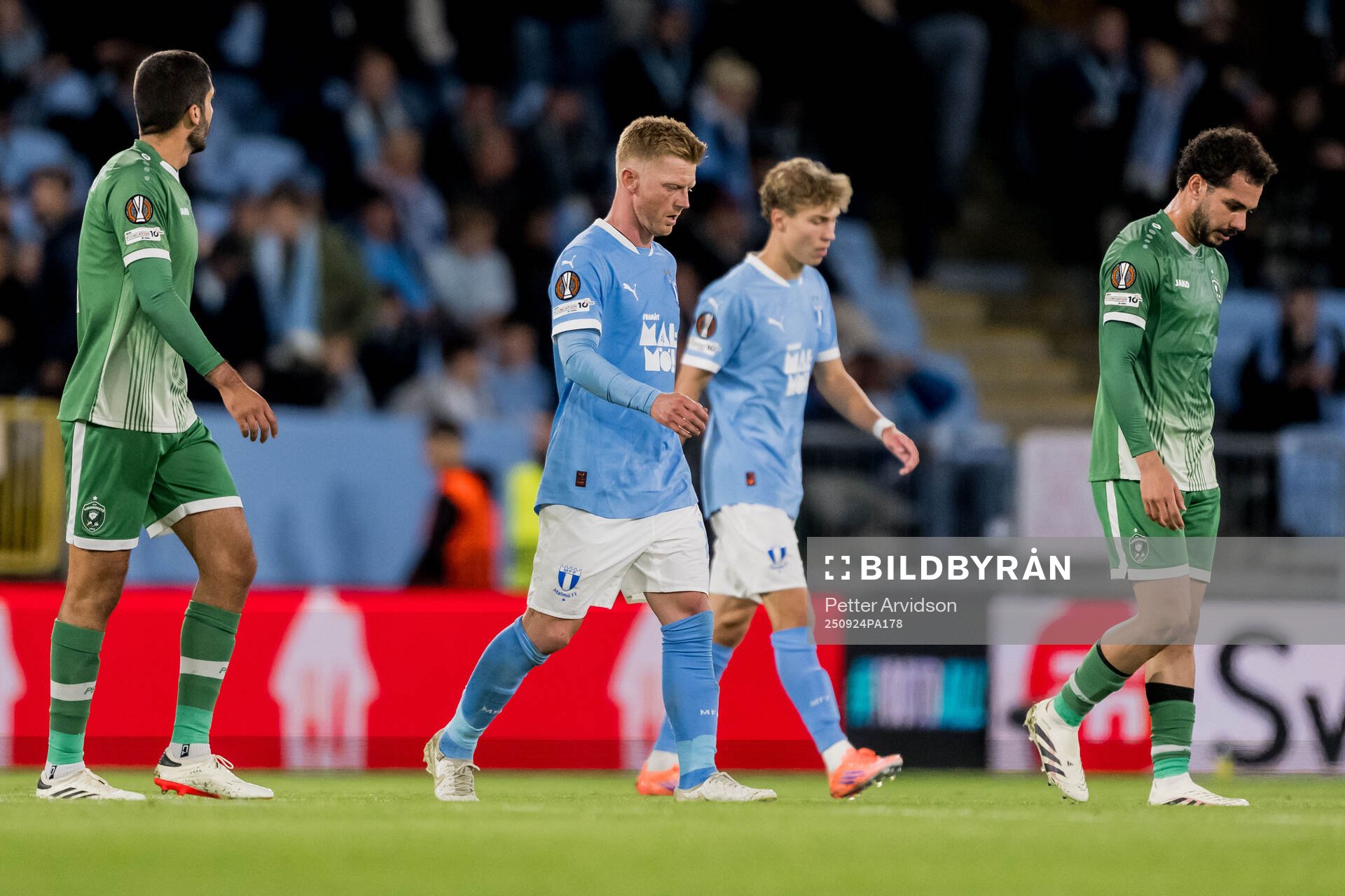 Anders Christiansen of Malmö FF looks dejected