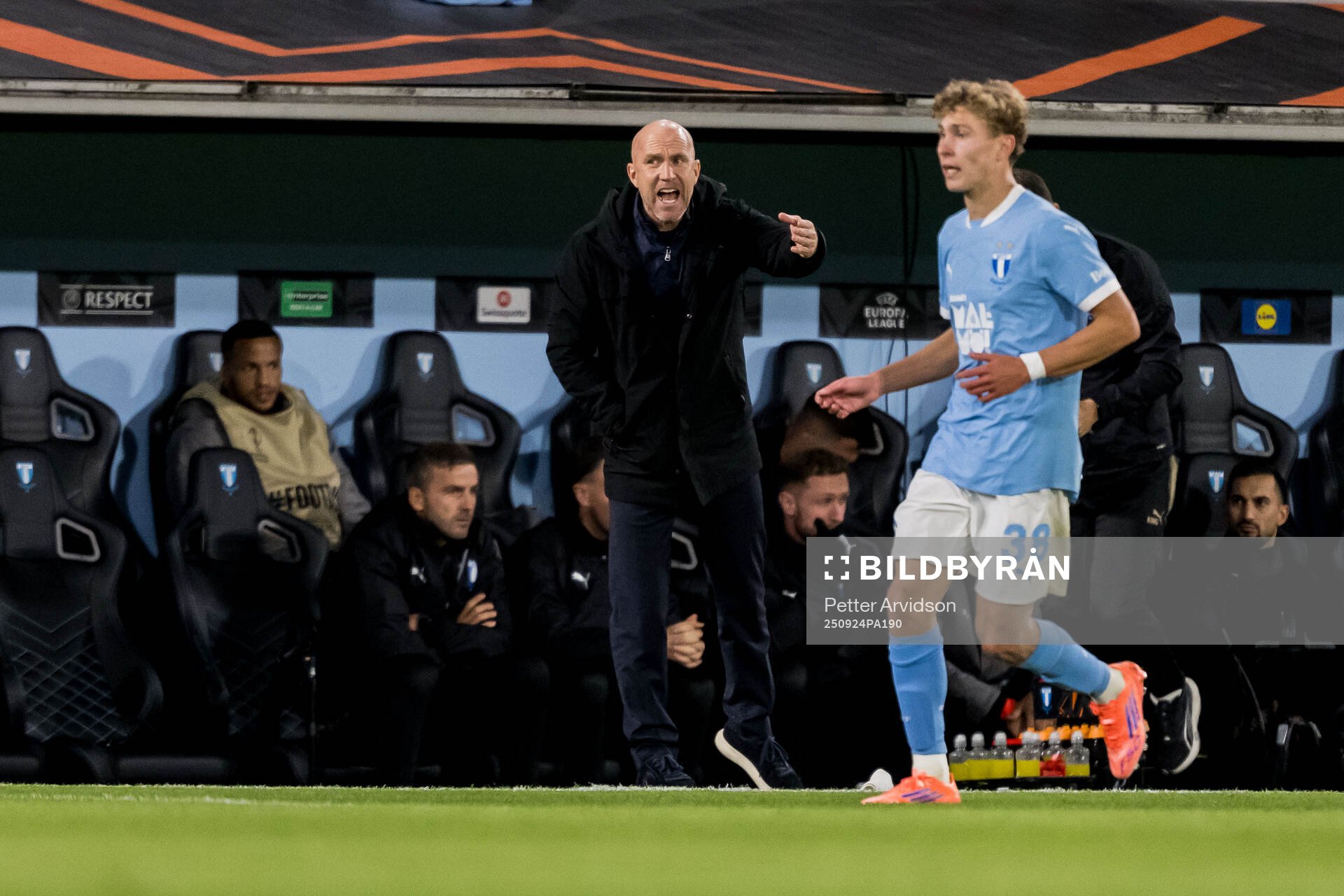 Head coach Henrik Rydström of Malmö FF