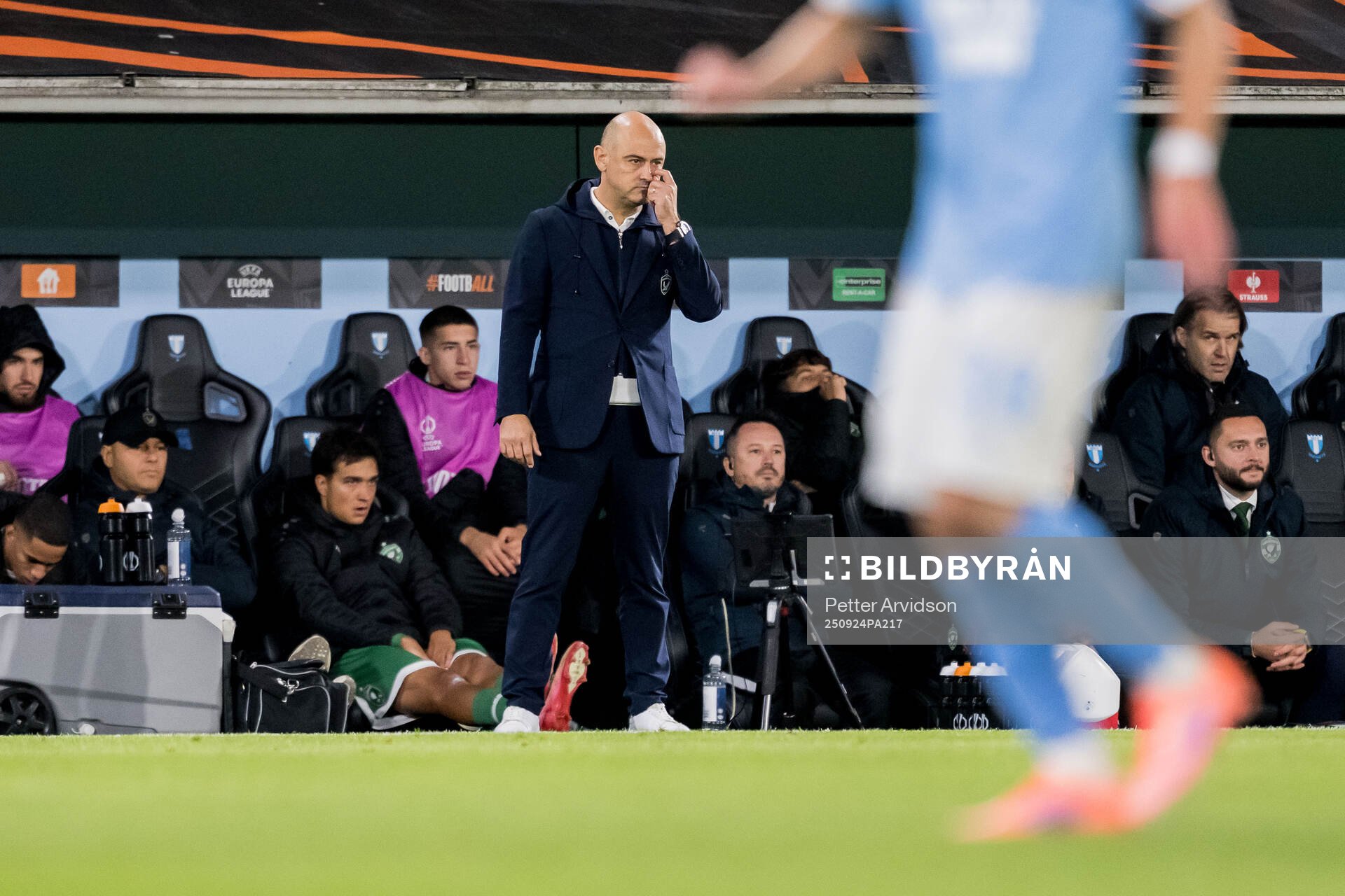Head coach Matheus Machado of Ludogorets