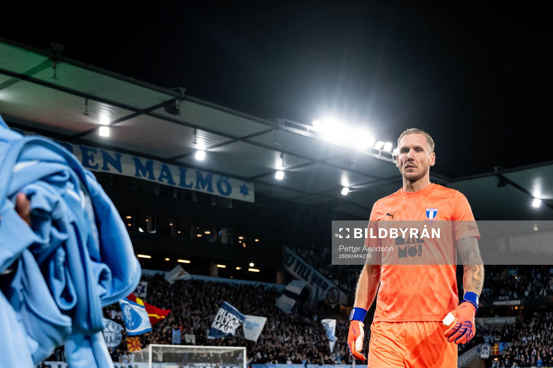 Goalkeeper Robin Olsen of Malmö FF