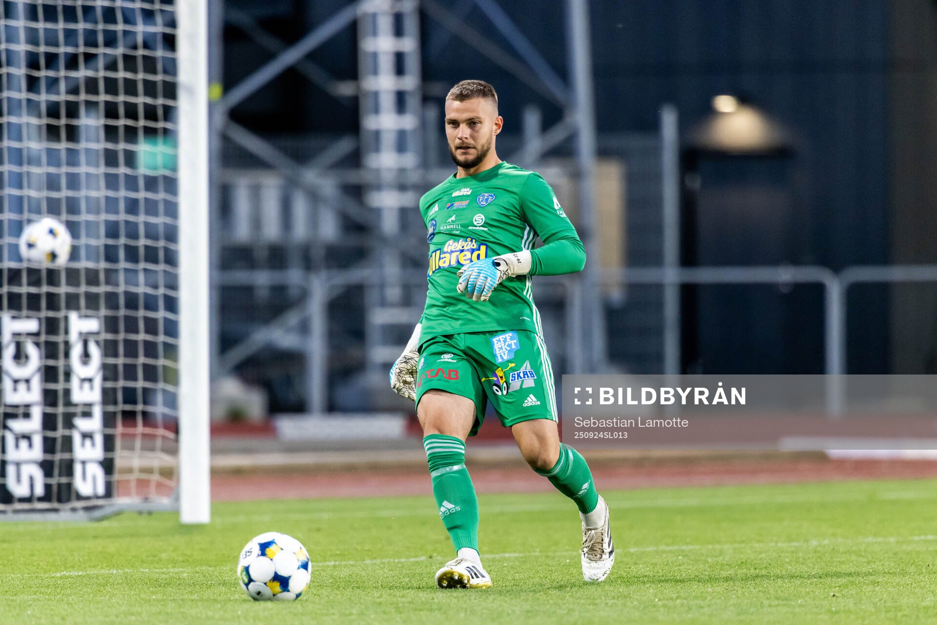 Falkenbergs målvakt Anton Andersson