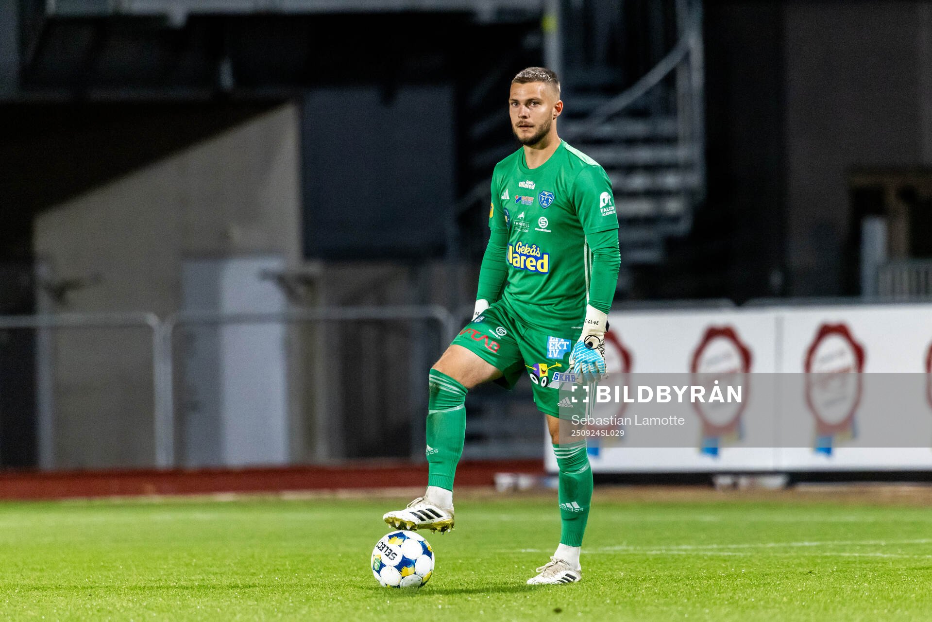 Falkenbergs målvakt Anton Andersson