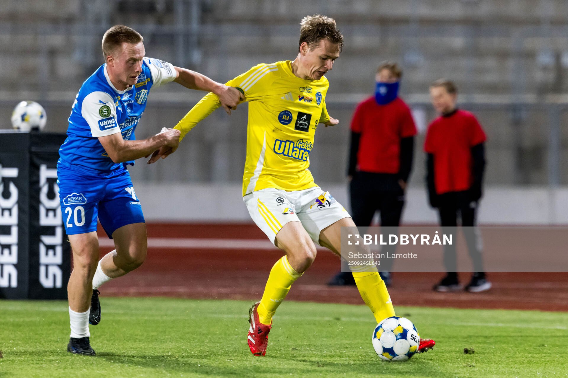 Oddevolds Adam Engelbrektsson och Falkenbergs Melker Nilsson