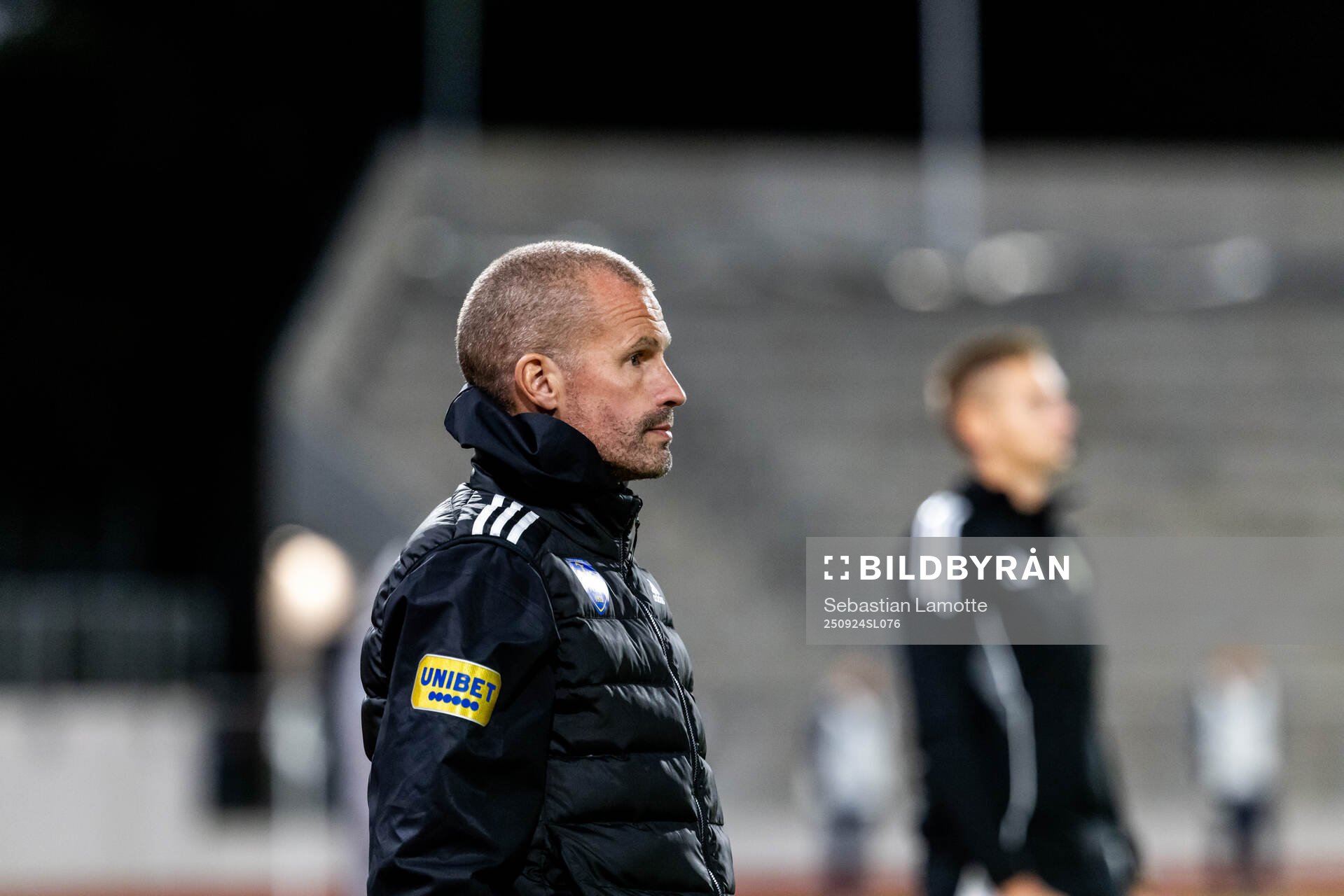 Falkenbergs tränare Christoffer Andersson
