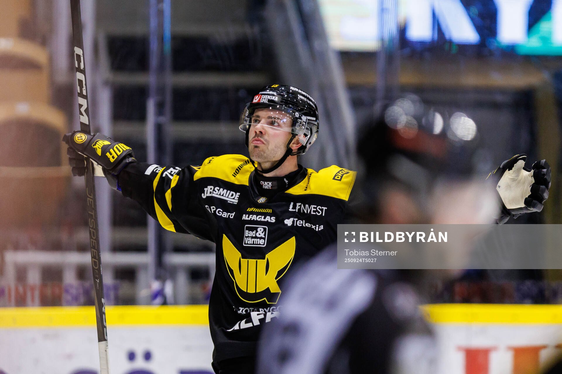 Västerås Tim Friberg jublar