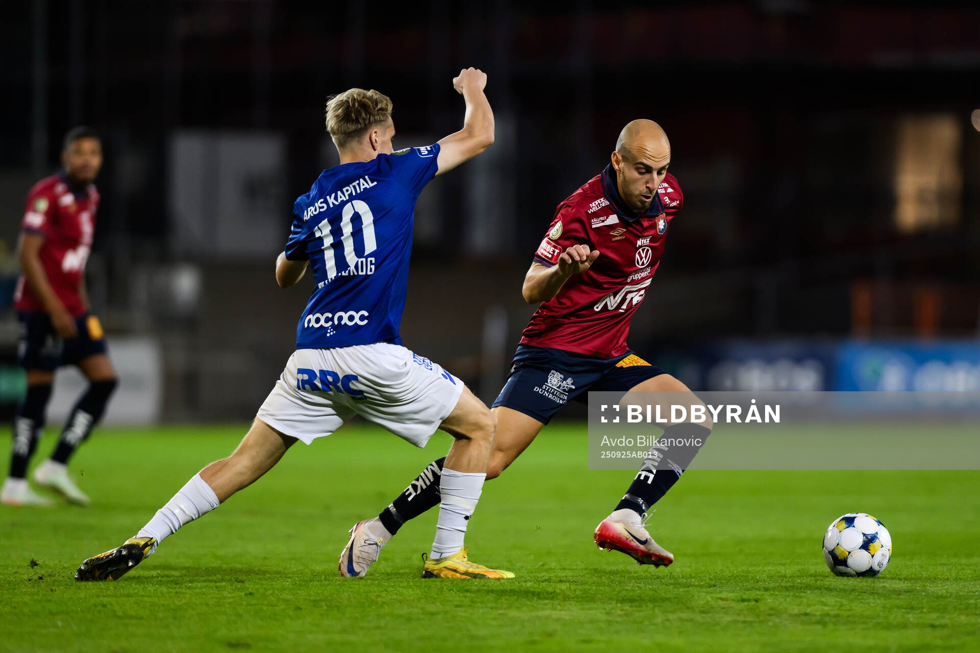 Trelleborgs Axel Vidjeskog och Örgrytes Amel Mujanic