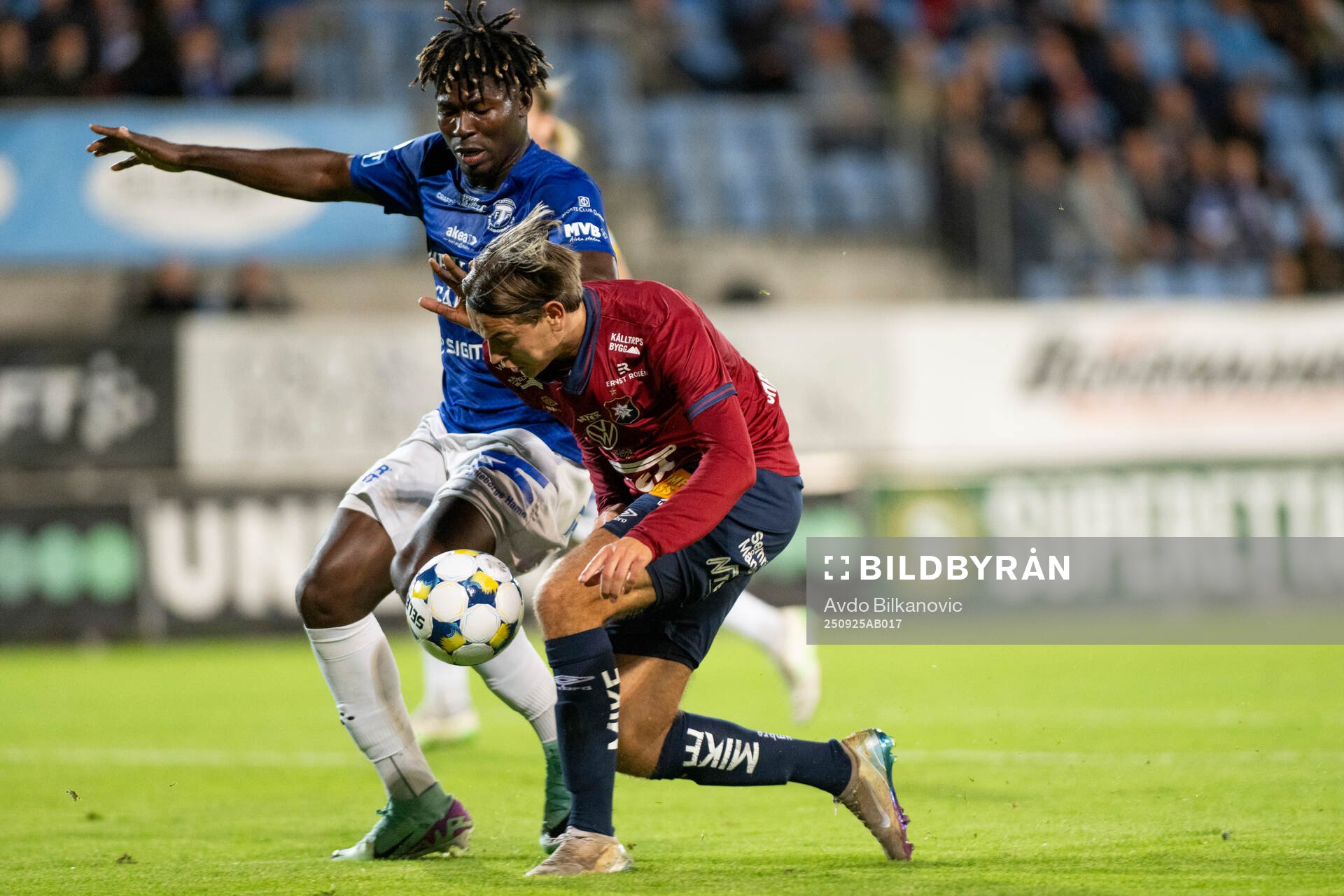 Trelleborgs Abel Ogwuche mot Örgrytes Noah Christoffersson