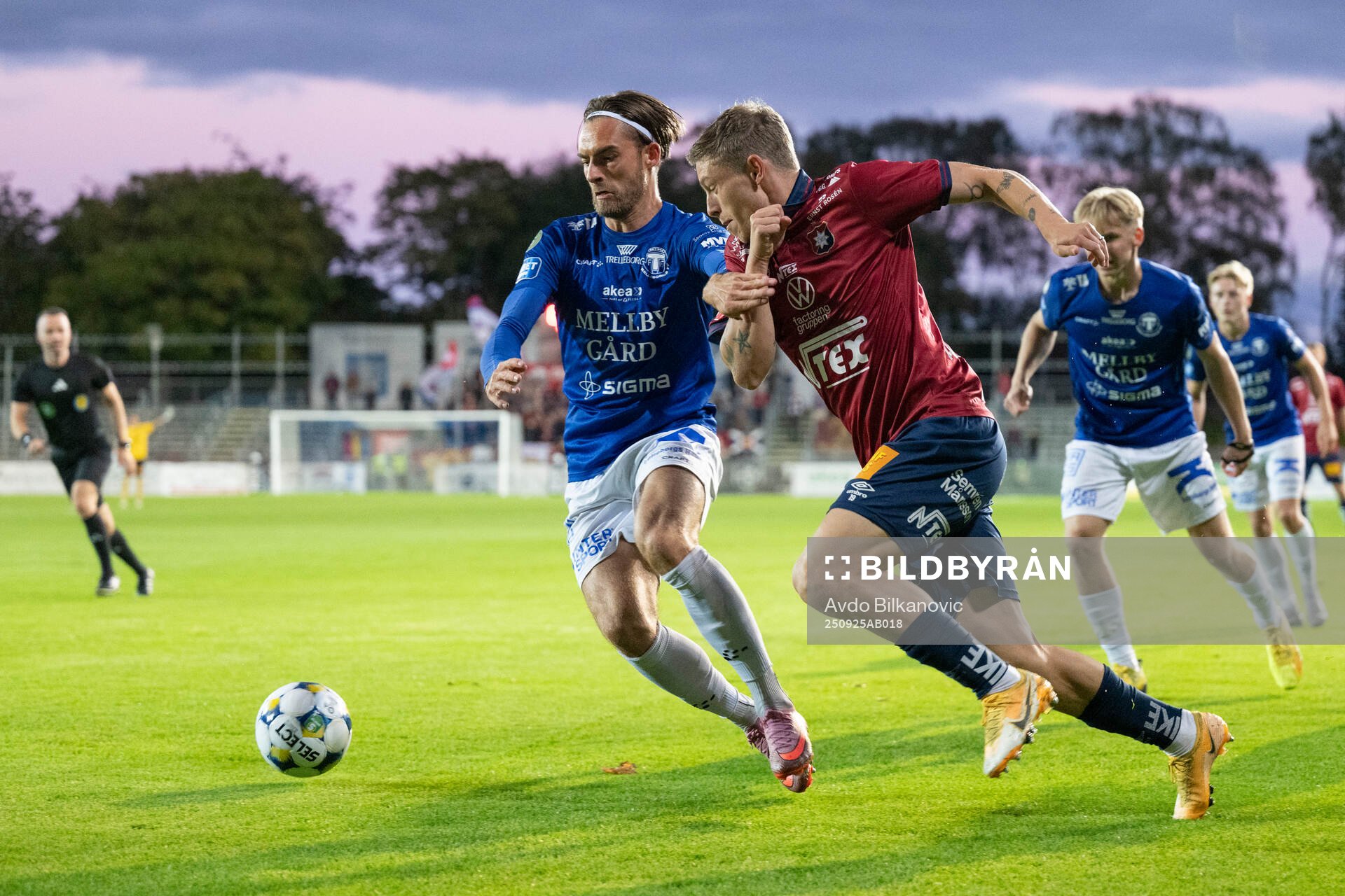 Trelleborgs Felix Hörberg och Örgrytes Anton Andreasson