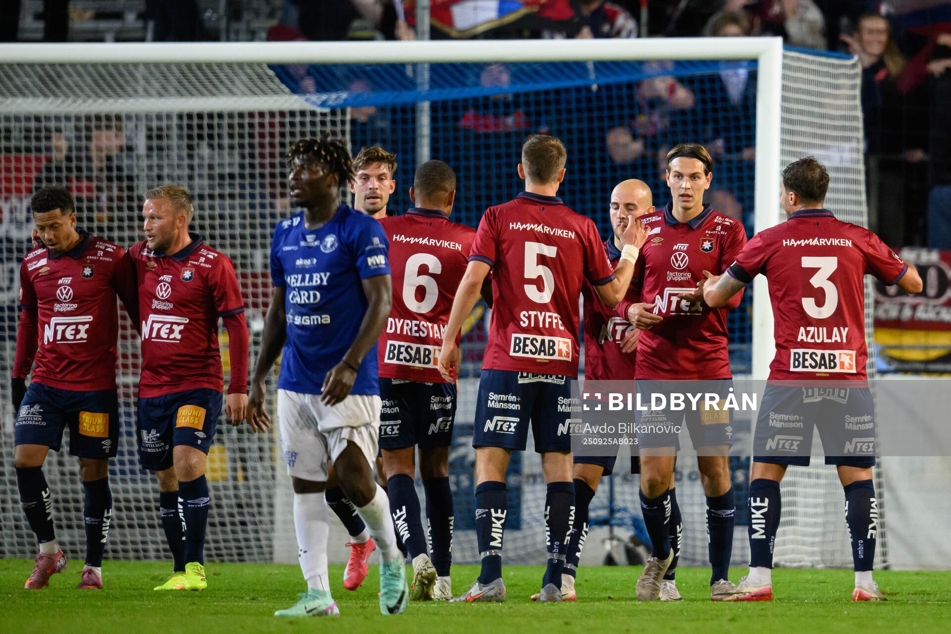 Örgrytes Noah Christoffersson jublar