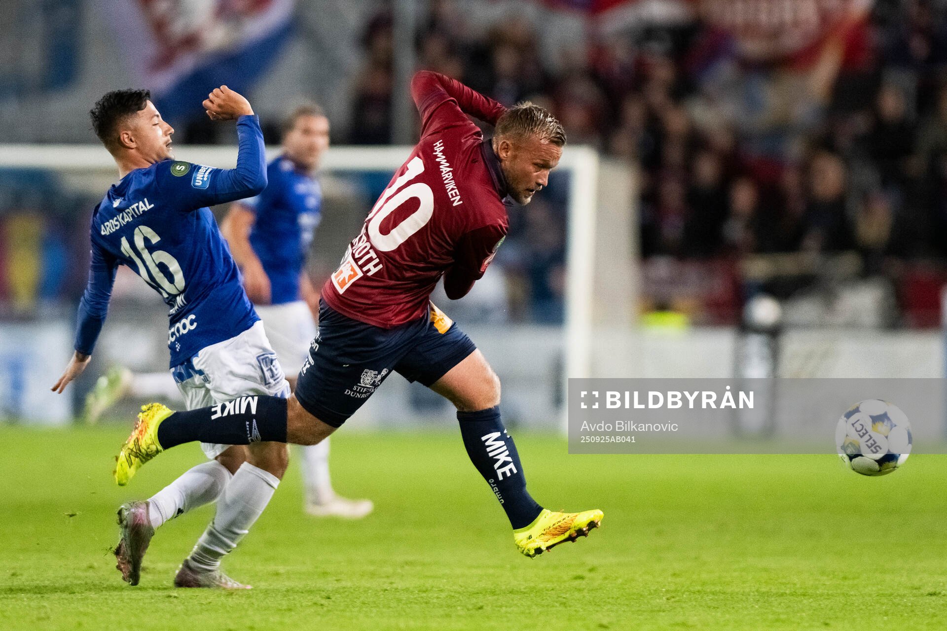 Trelleborgs Ammar Asani mot Örgrytes Nicklas Bärkroth