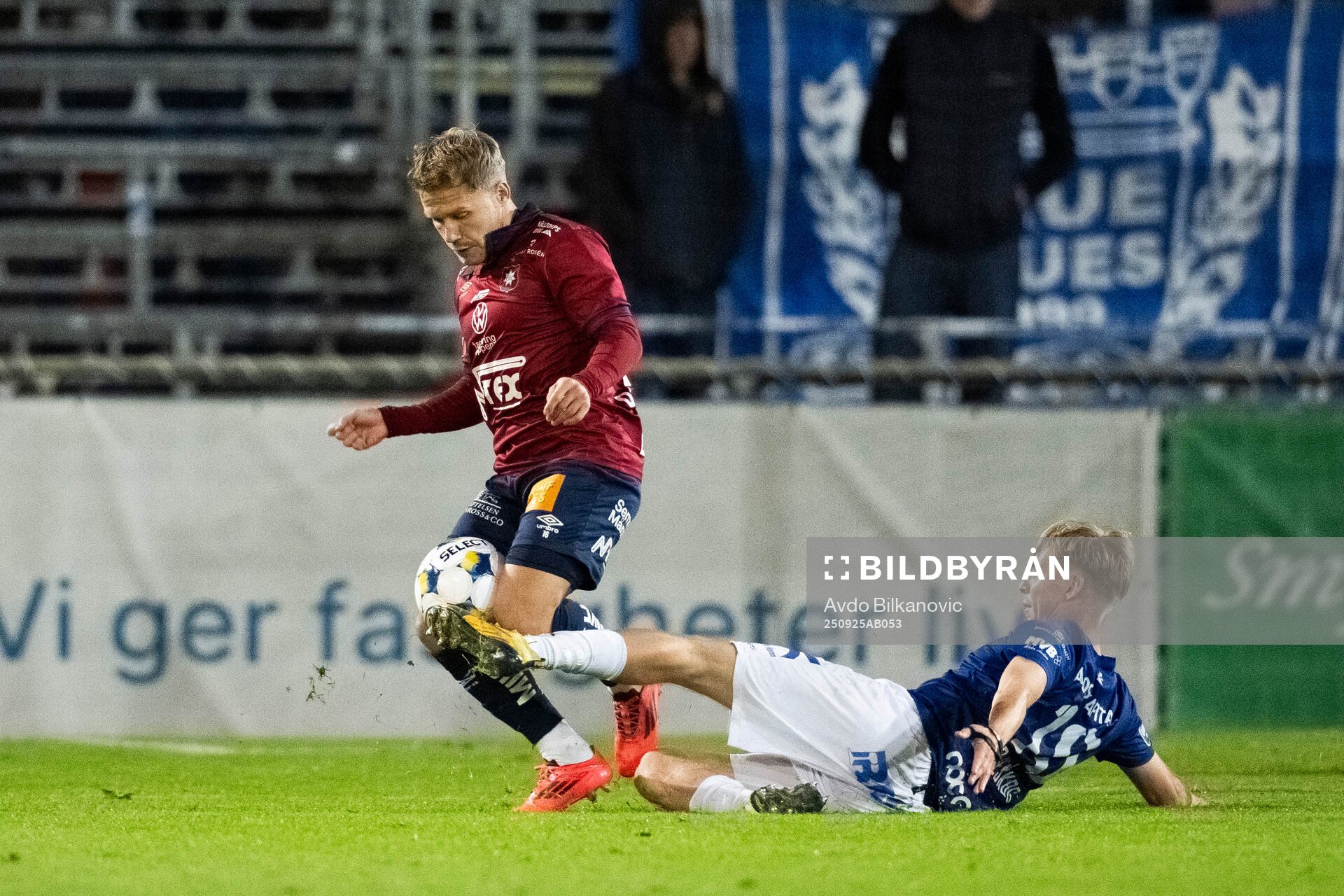 Trelleborgs Axel Vidjeskog mot Örgrytes Nicklas Bärkroth