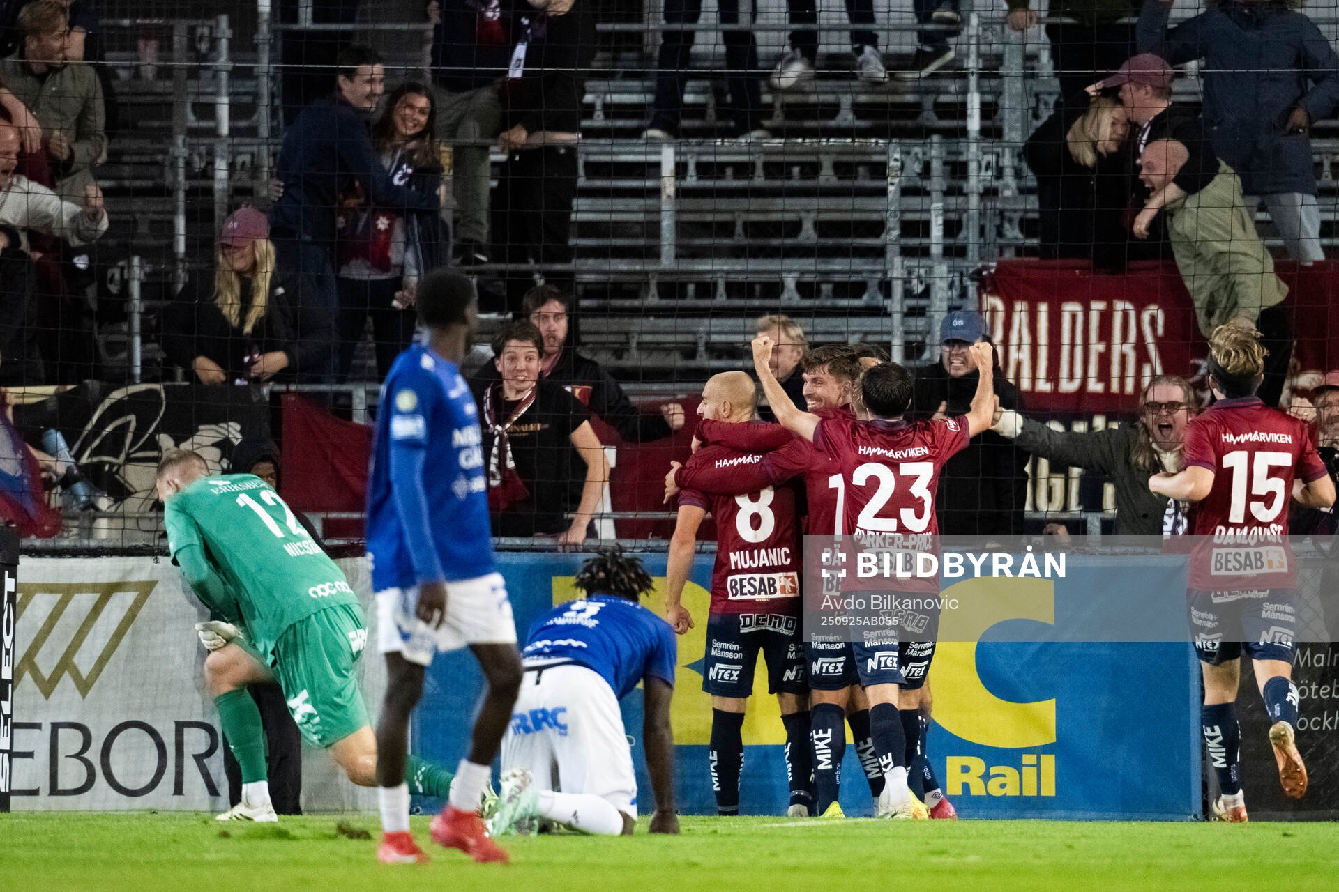 Trelleborgs spelare deppar medan Örgrytes Noah