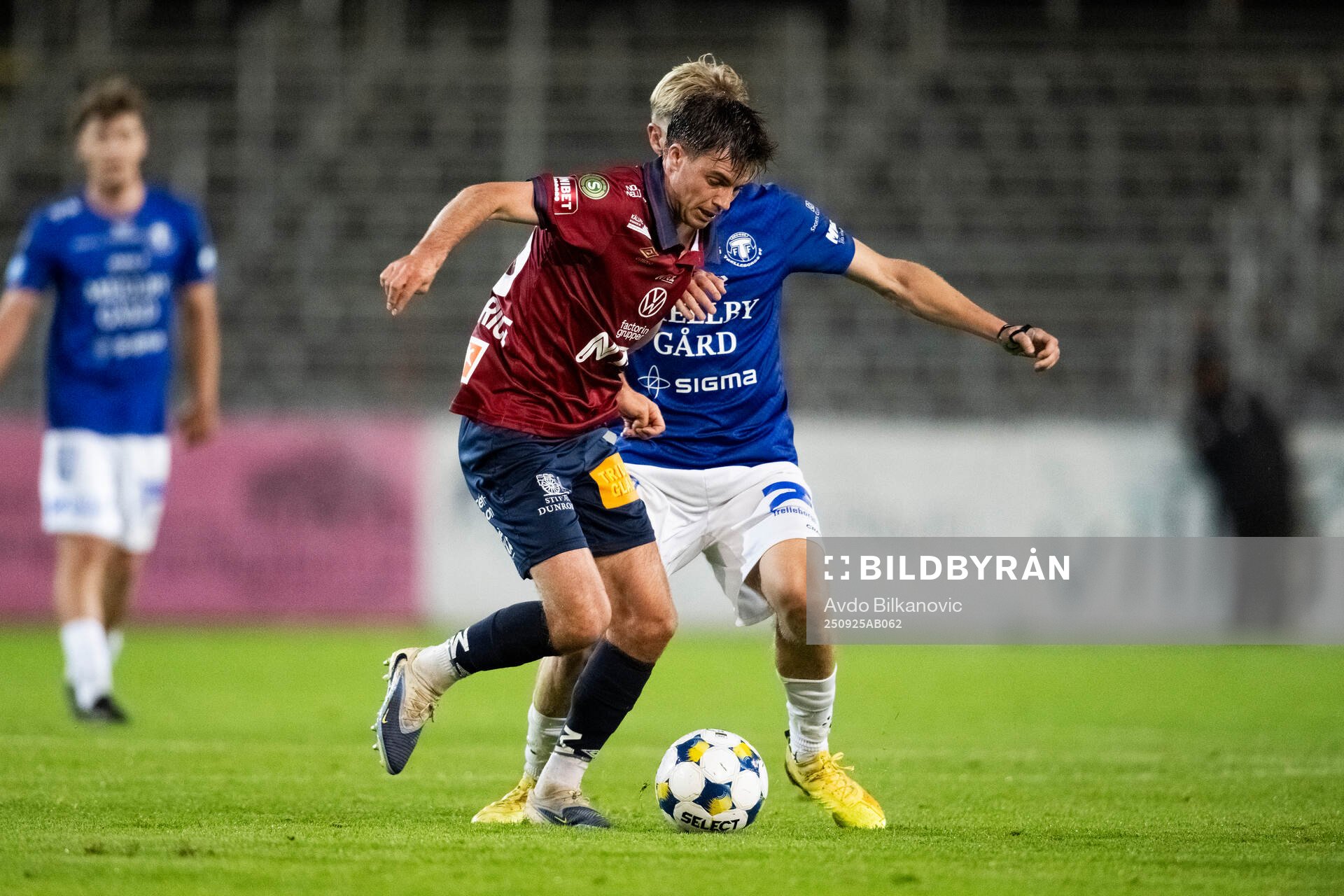Trelleborgs Axel Vidjeskog och Örgrytes Owen Parker-Price